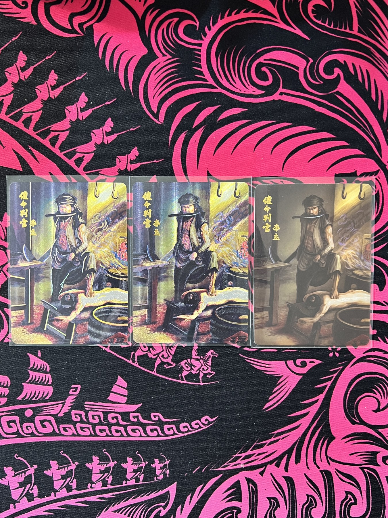 锦色铺子的卡拍  第10期  春节前最后一拍 百里卡牌 《飞鸿水浒》第一弹 地奴星 李立   三工艺