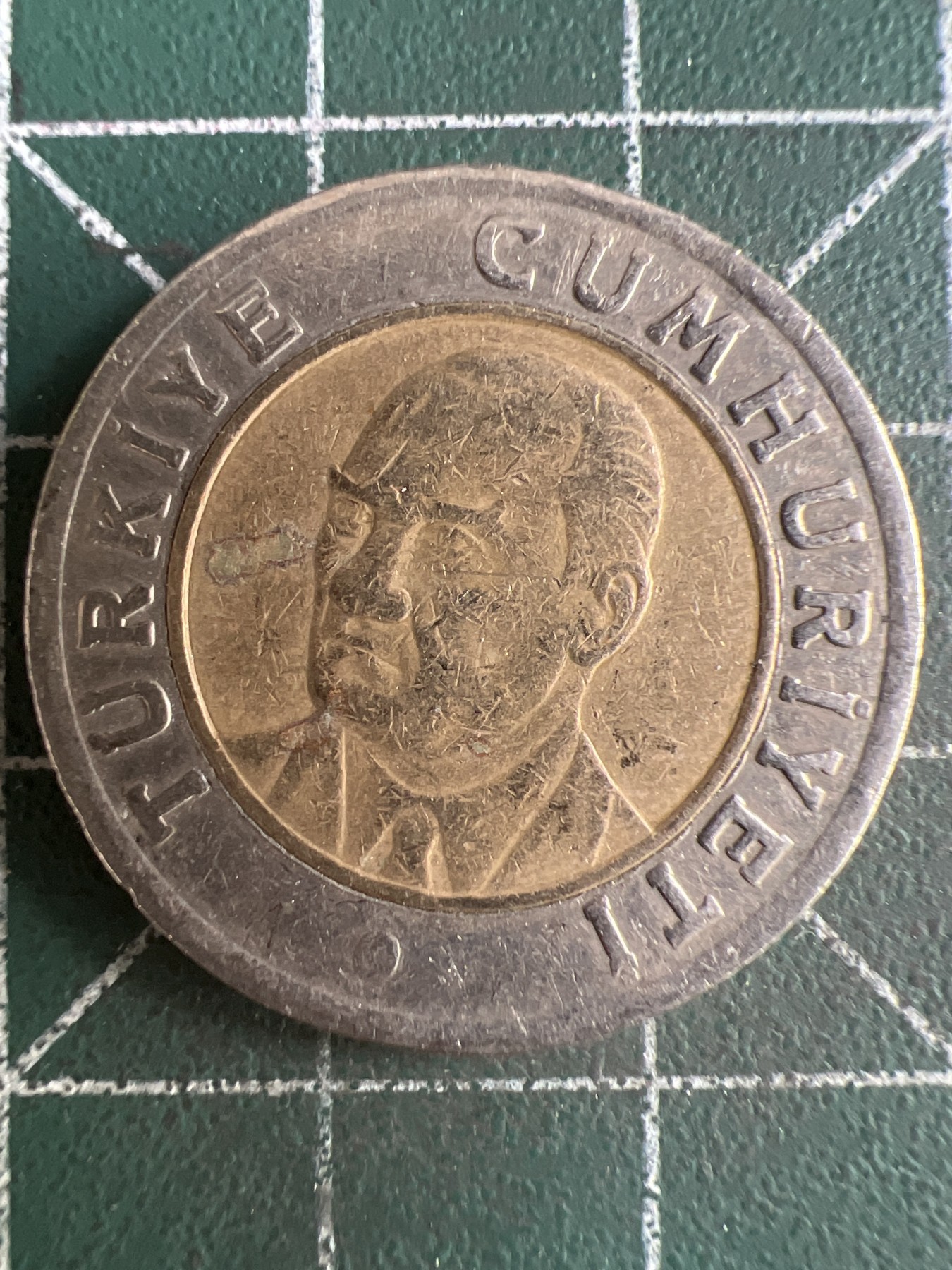 第566期 硬币专场 （无押金，捡漏，全场50包邮，偏远地区除外，接收代拍业务） 土耳其1里拉 双色币 2005年