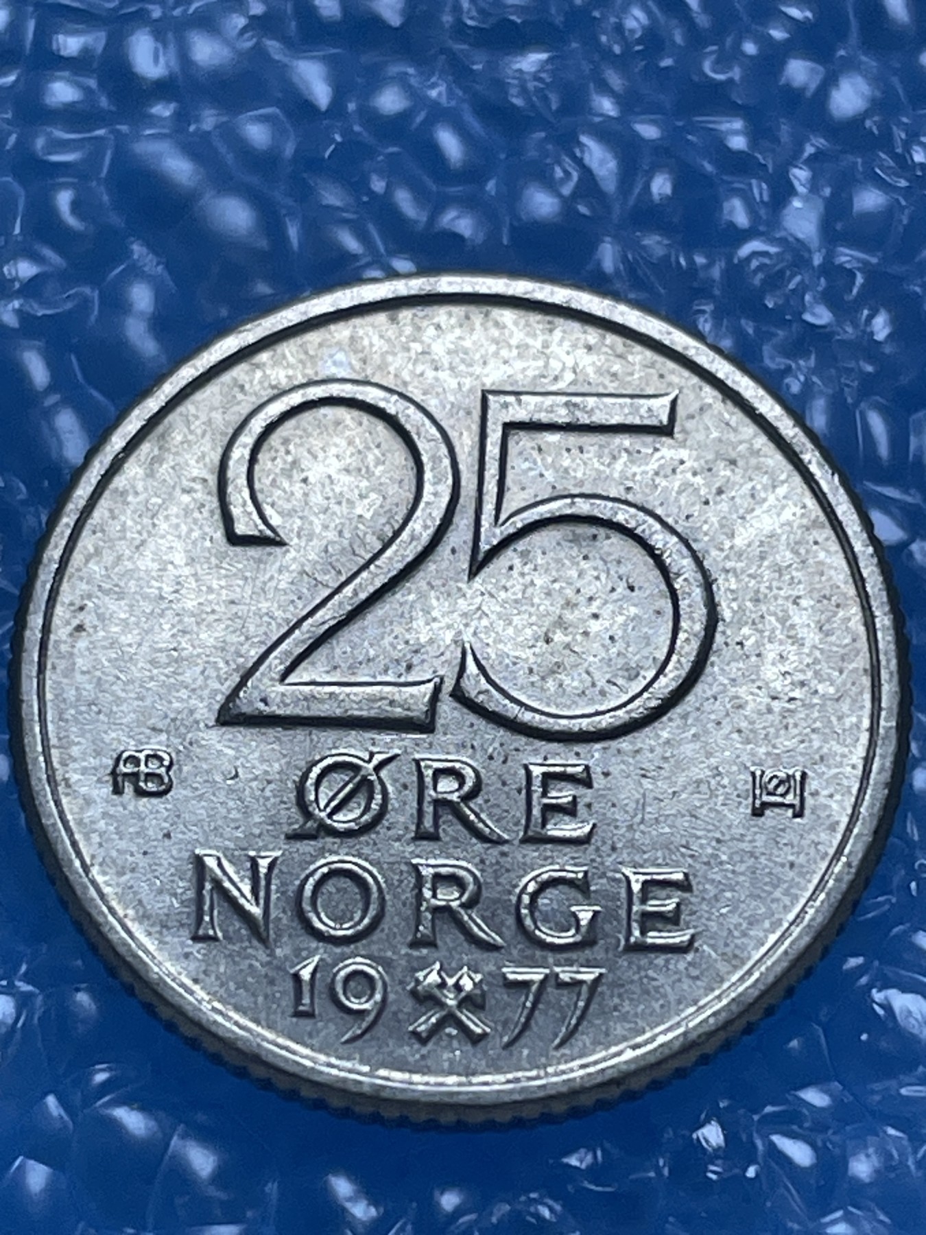 神仙姐姐散币好品专场第十八期（无佣金满邮自动发出 1977 年挪威 25 欧尔