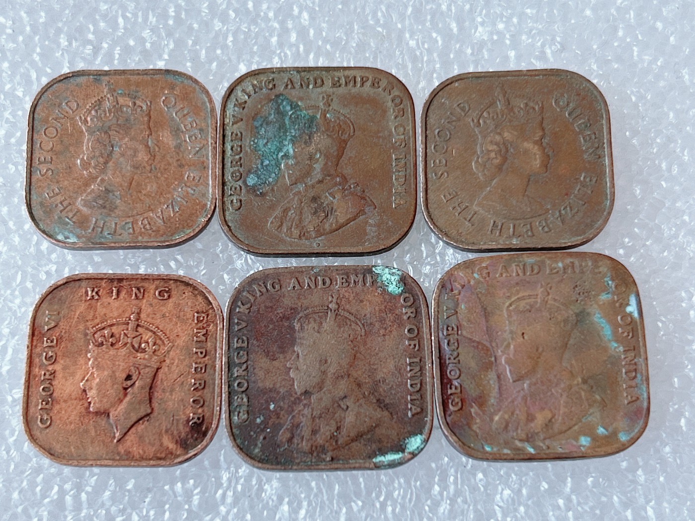 第一海外回流一元起拍收藏 散币场 第58期 马来亚 英属海峡异型币 三个头像版