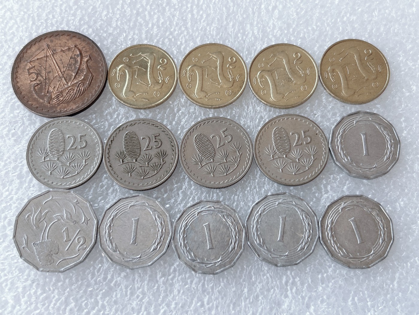 第一海外回流一元起拍收藏 散币场 第58期 塞浦路斯