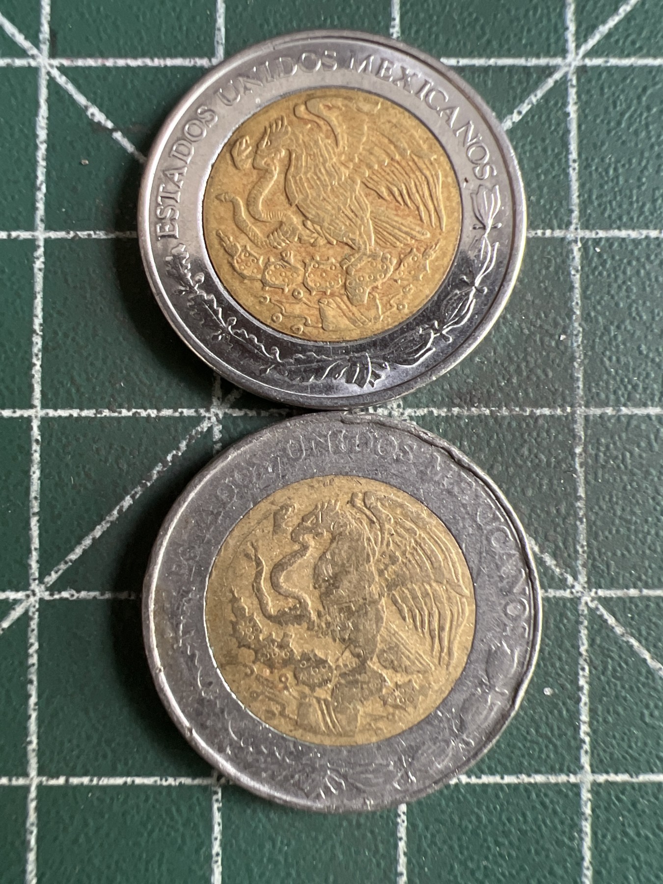 第567期 硬币专场 （无押金，捡漏，全场50包邮，偏远地区除外，接收代拍业务） 墨西哥2枚