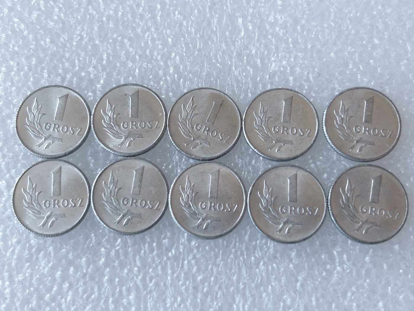 第一海外回流一元起拍收藏 散币场 第58期 波兰1格罗申铝币 10枚