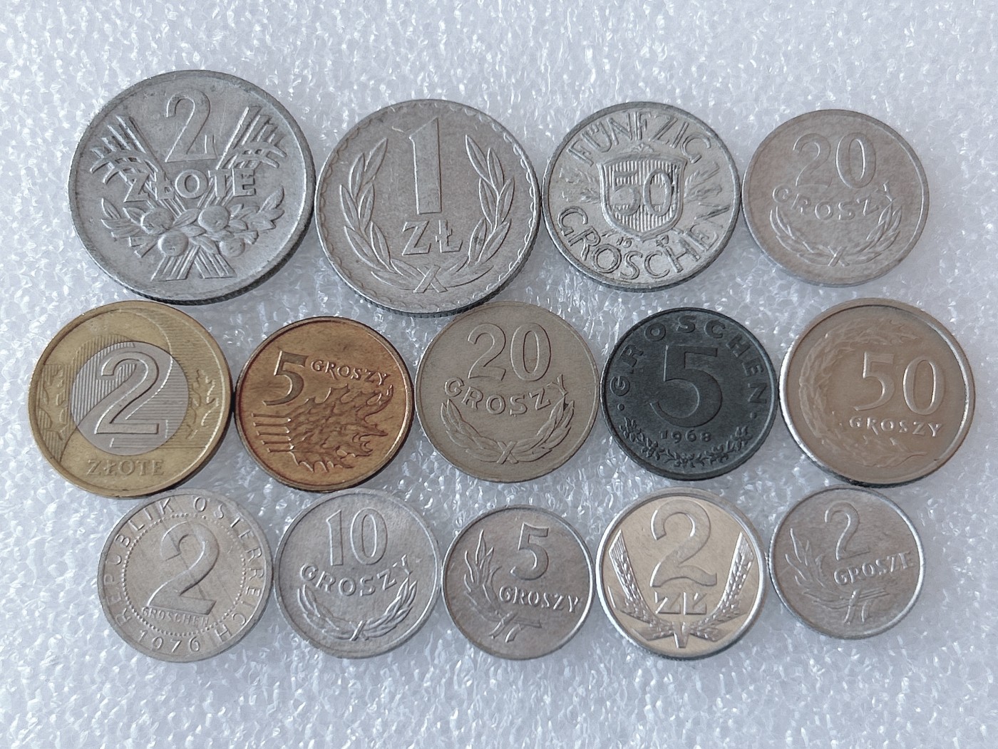 第一海外回流一元起拍收藏 散币场 第58期 波兰硬币  14枚 无重复