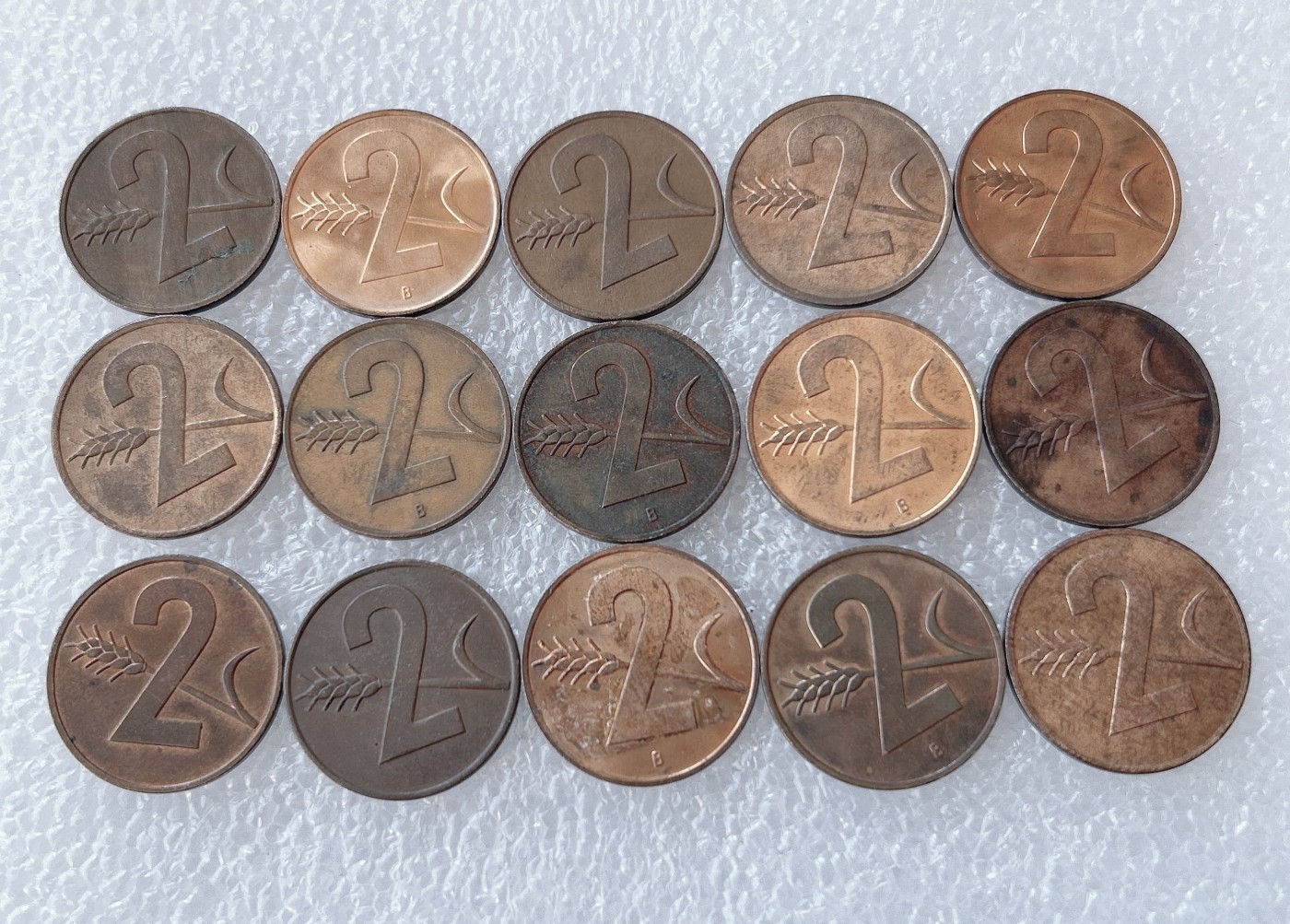 第一海外回流一元起拍收藏 散币场 第58期 瑞士2分铜币 15枚