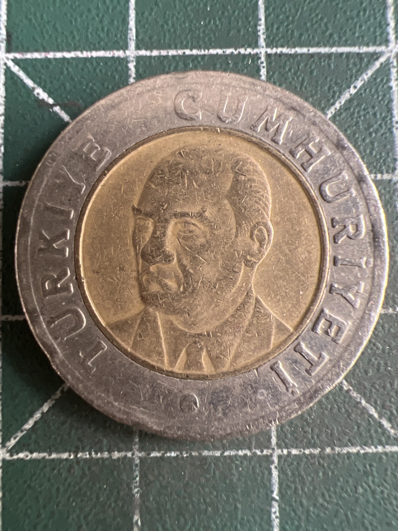 第587期 硬币专场 （无押金，捡漏，全场50包邮，偏远地区除外，接收代拍业务） 土耳其1里拉 双色币