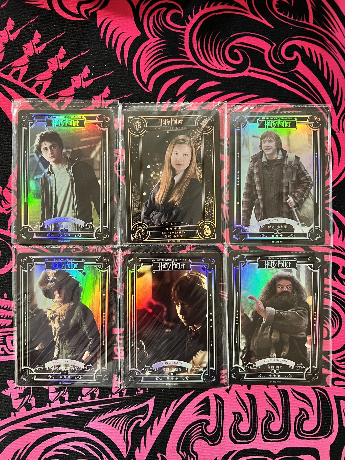 锦色铺子的卡拍  第10期  春节前最后一拍 卡游 哈利波特   6张 原封未拆