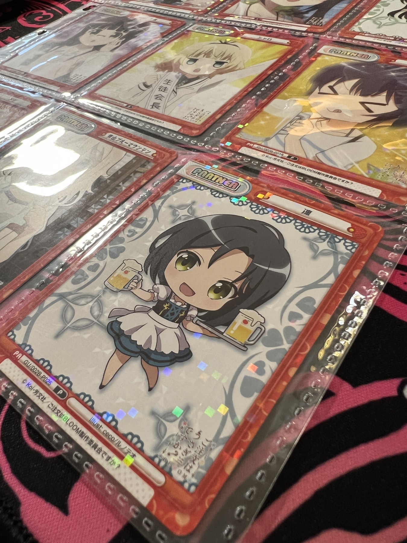 锦色铺子的卡拍  第10期  春节前最后一拍 轻音少女 9张