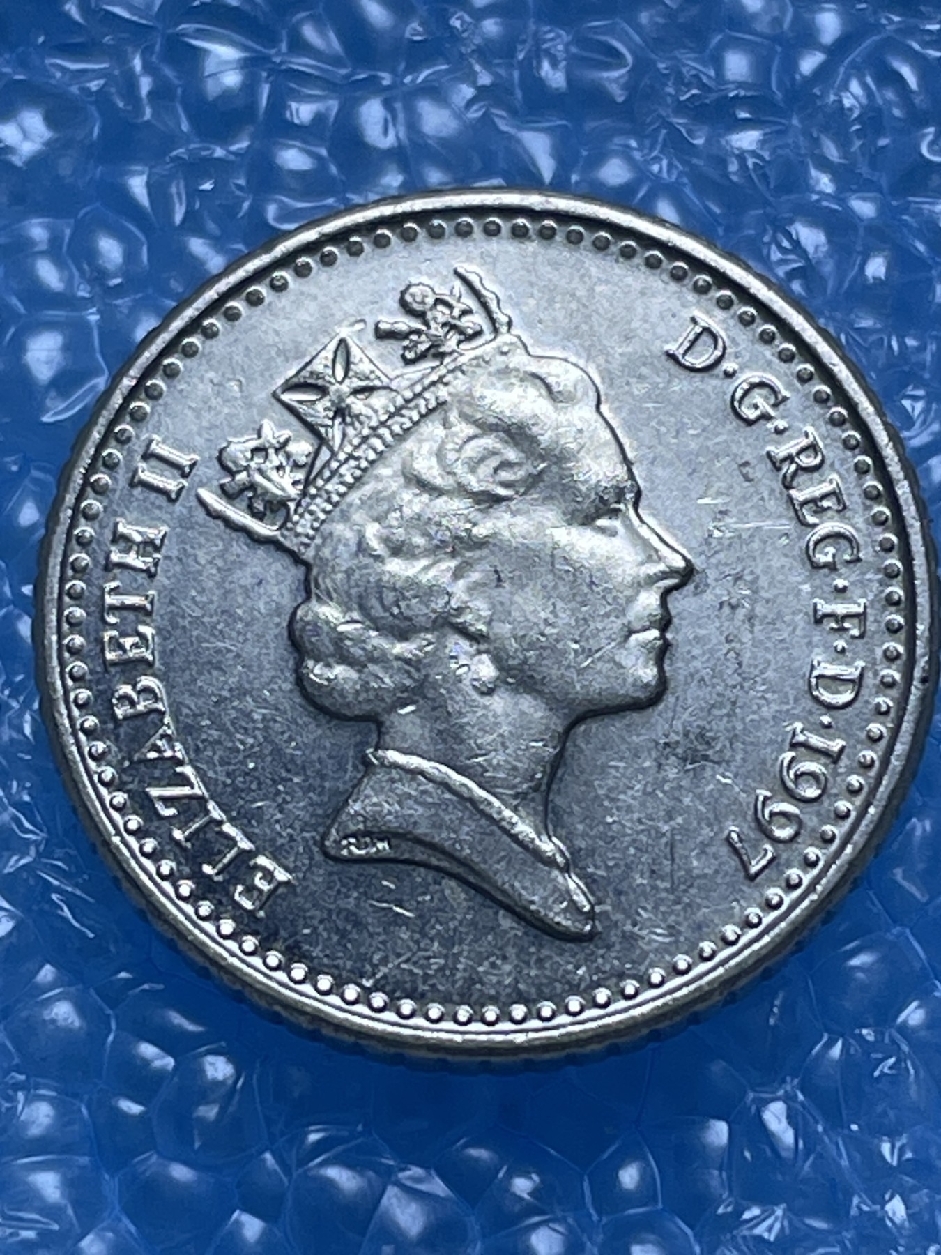 神仙姐姐散币好品专场第十八期（无佣金满邮自动发出 1997 年英国5 便士