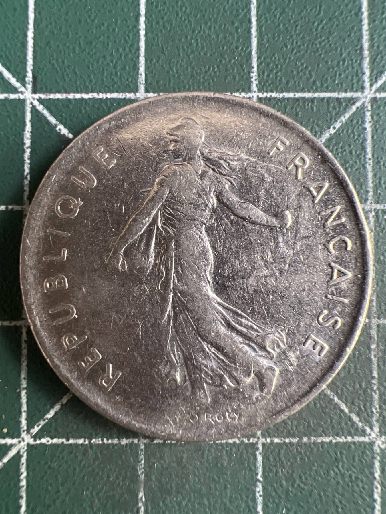 第604期 硬币专场 （无押金，捡漏，全场50包邮，偏远地区除外，接收代拍业务） 法国5法郎