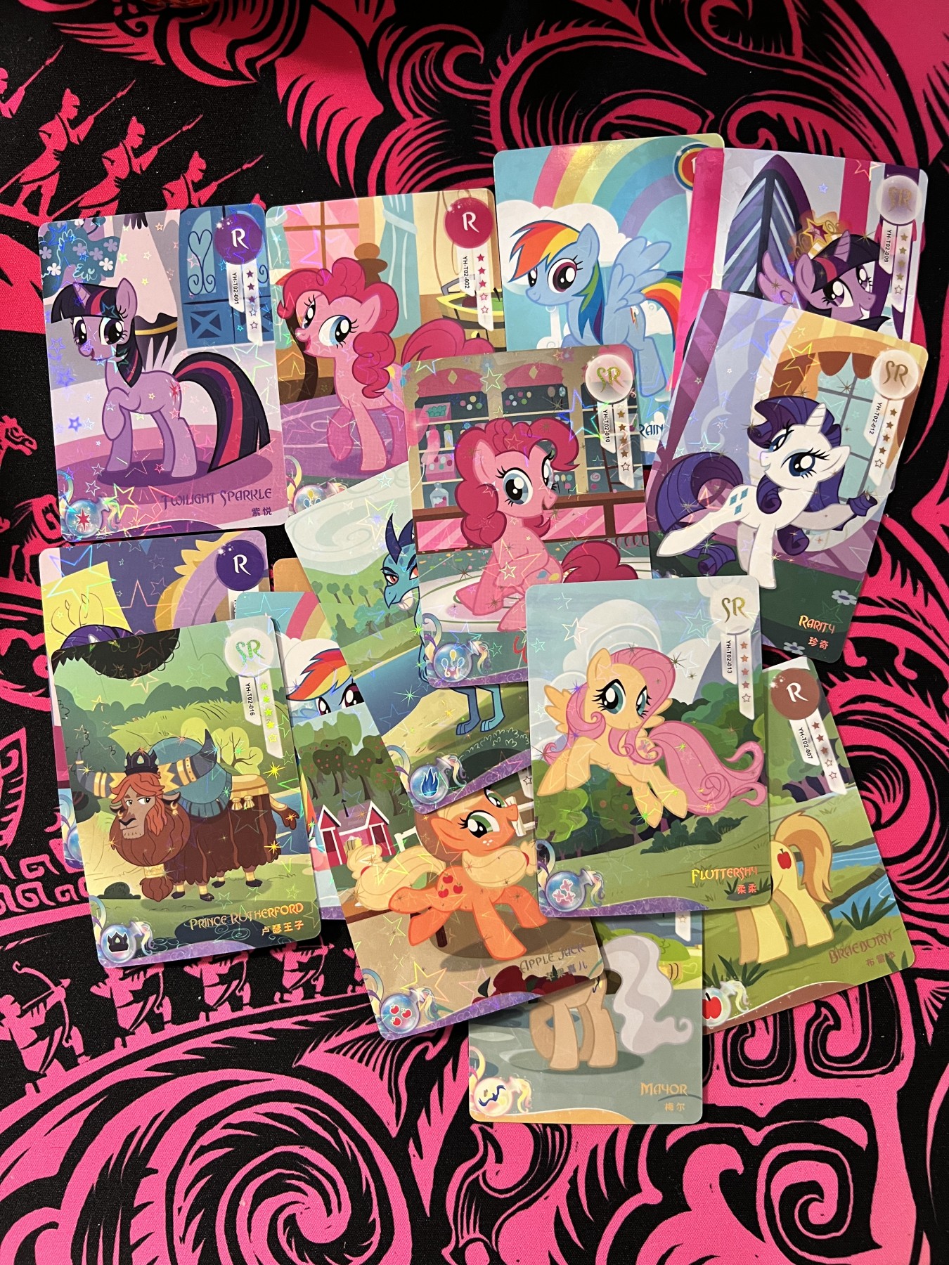 锦色铺子的卡拍  第10期  春节前最后一拍 卡游 小马宝莉 R+ SR  闪卡