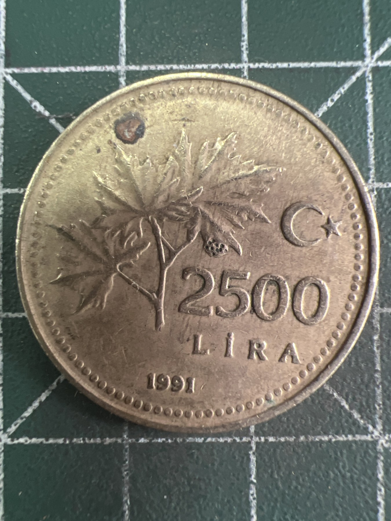 第515期  硬币专场 （无押金，捡漏，全场50包邮，偏远地区除外，接收代拍业务） 土耳其2500里拉