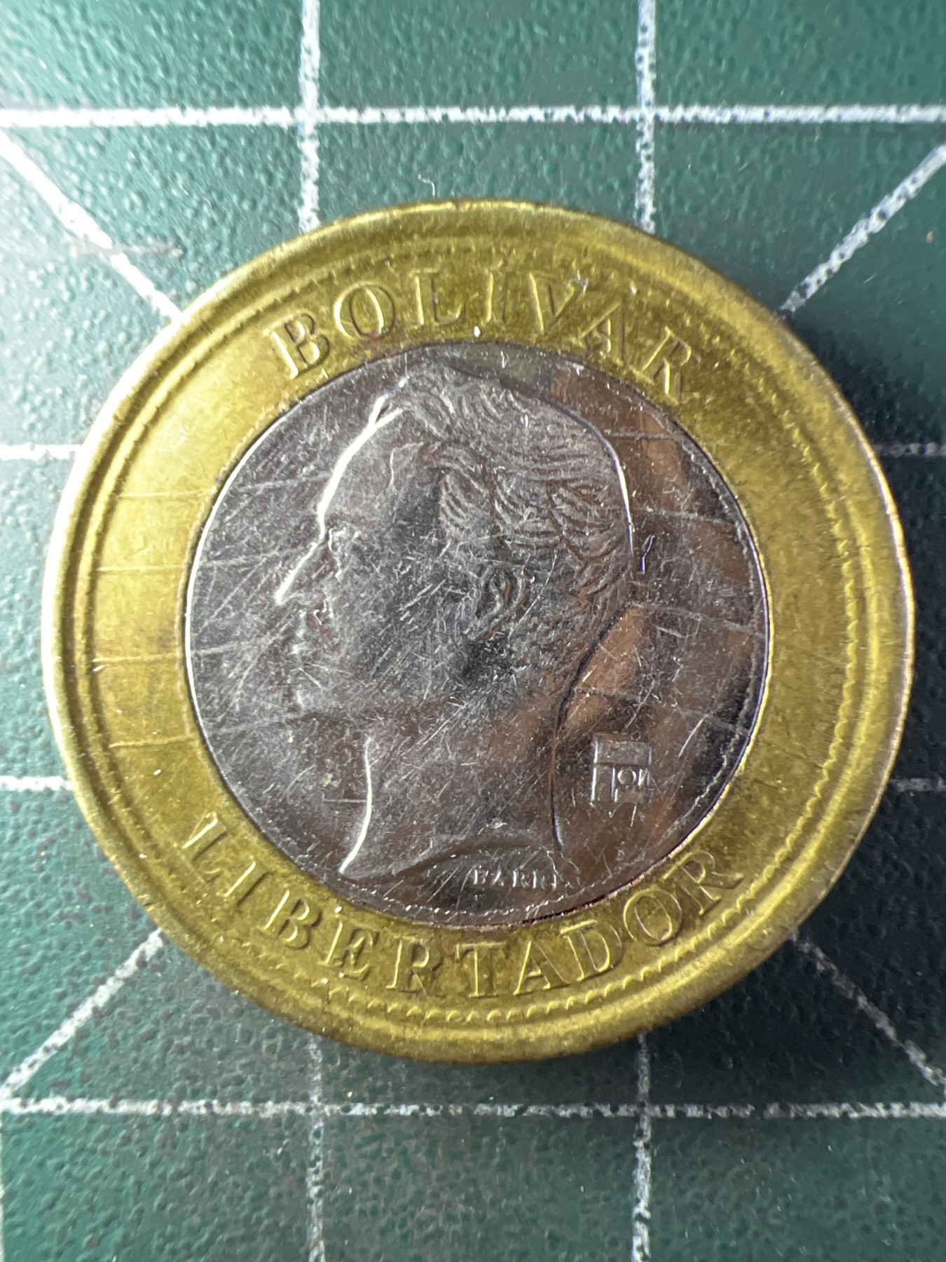 第608期 硬币专场 （无押金，捡漏，全场50包邮，偏远地区除外，接收代拍业务） 委内瑞拉1玻利瓦尔 双色币