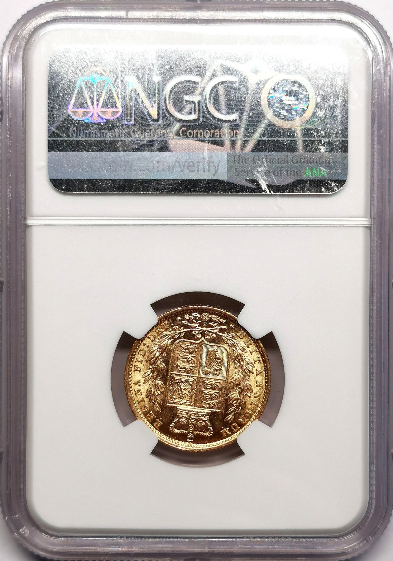 凡希社世界钱币微拍第二百五十九期 1884S澳大利亚小维索维林金币NGC-AU58 悉尼厂