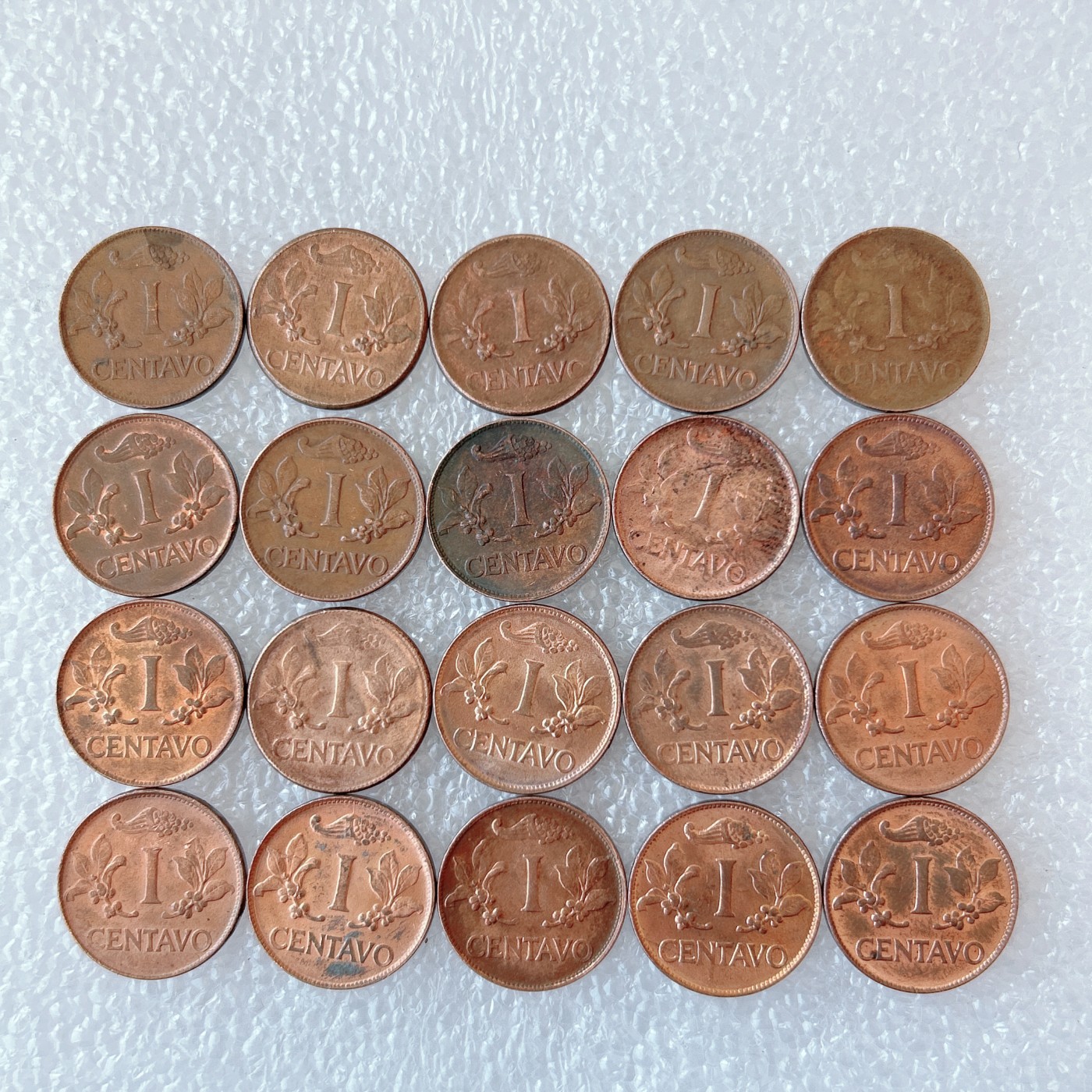 第一海外回流一元起拍收藏 散币场 第59期 哥伦比亚1分 罗马数字 Ⅰ 自由帽钢镀铜币 20枚