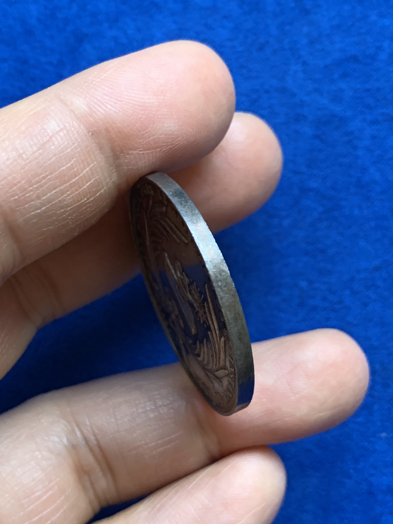 《竞宝斋》第237场- 周日，周一，周二，周日 疯狂4连拍 (全场包邮) 法国1851年里昂一审法庭银质jeton，12.68g，34.3mm，无边铭