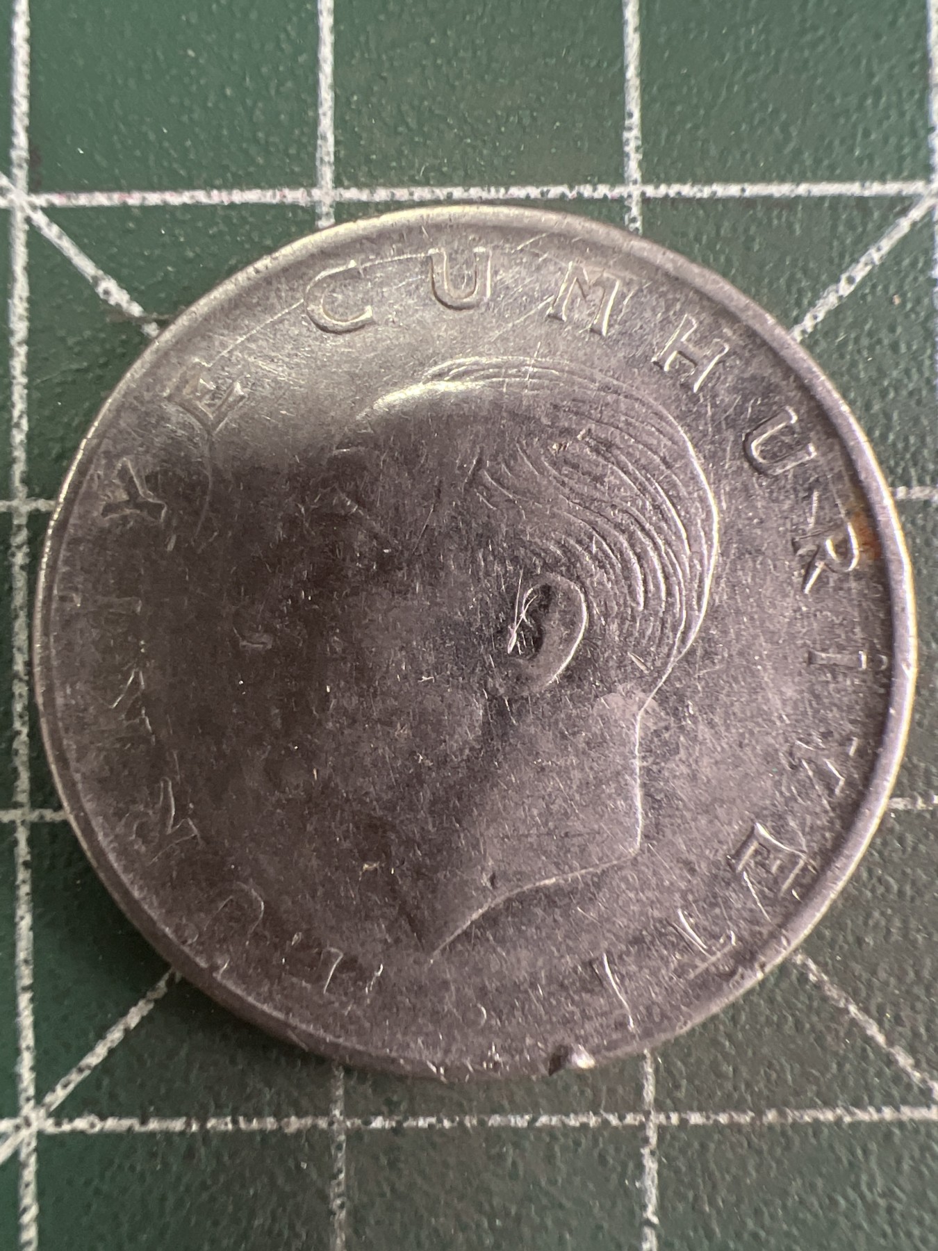 第663期 硬币专场 （无押金，捡漏，全场50包邮，偏远地区除外，接收代拍业务，本店十天发一次货） 土耳其1里拉  1976年