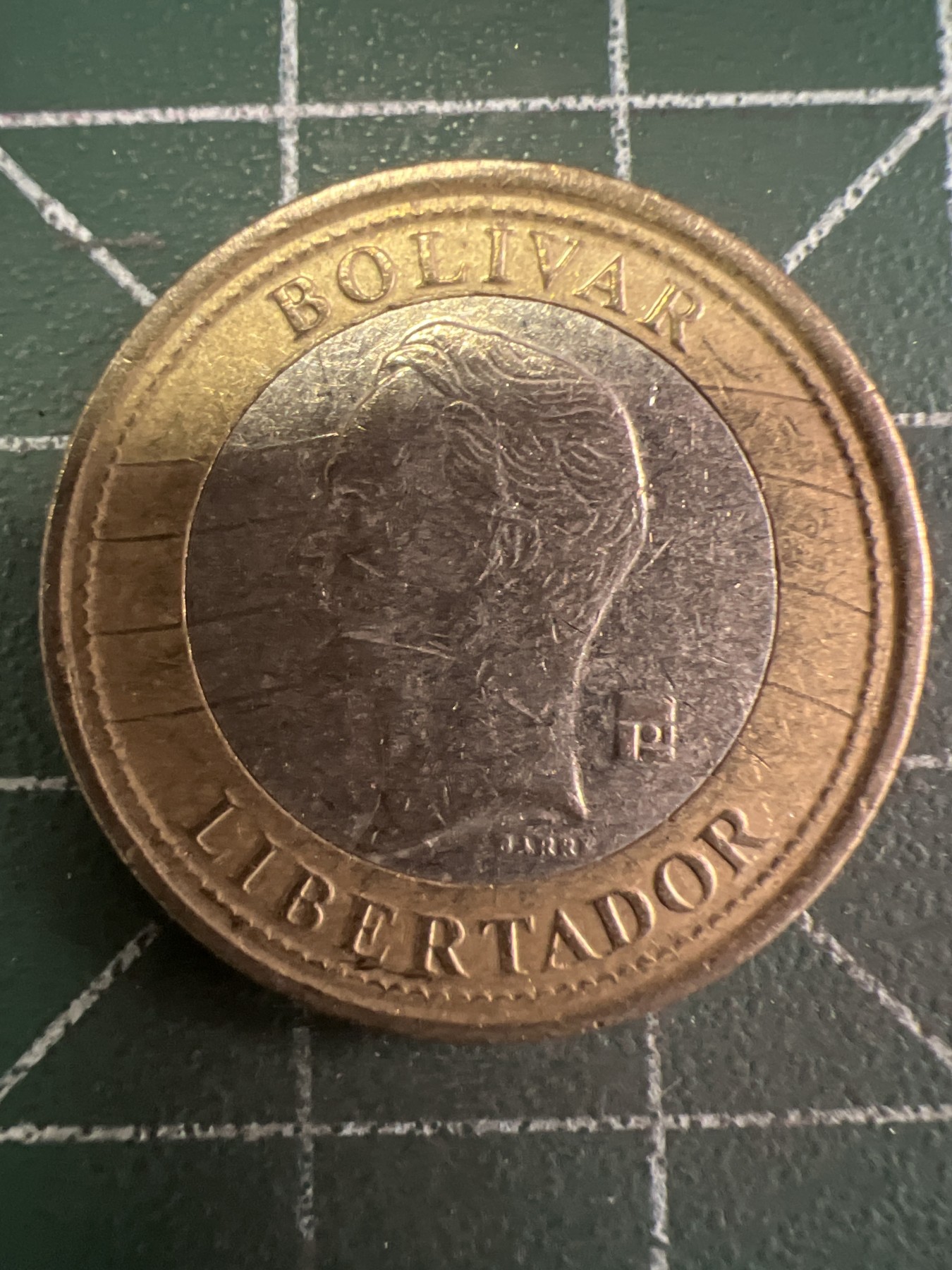 第589期 硬币专场 （无押金，捡漏，全场50包邮，偏远地区除外，接收代拍业务） 委内瑞拉1玻利瓦尔双色币