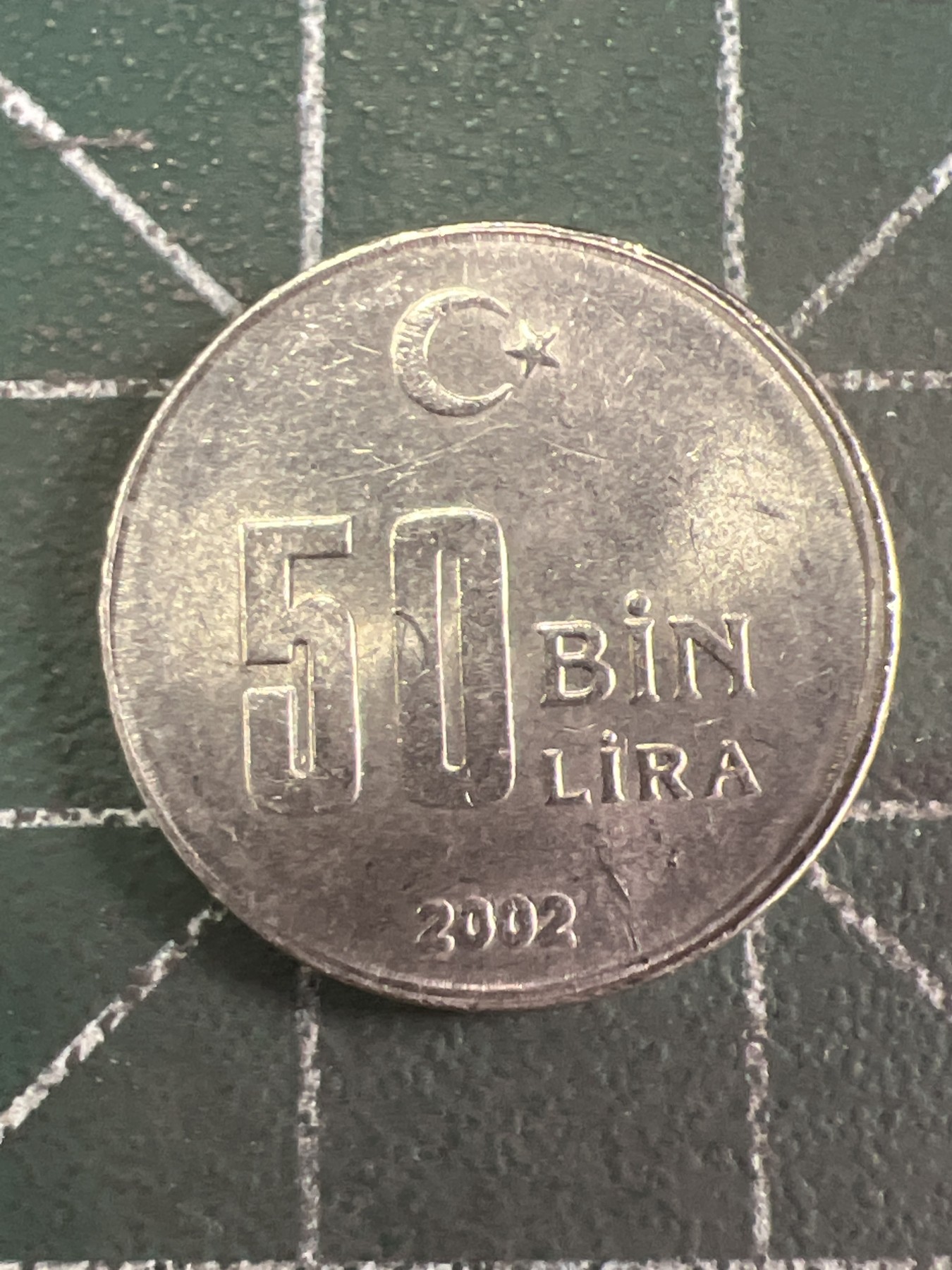 第515期  硬币专场 （无押金，捡漏，全场50包邮，偏远地区除外，接收代拍业务） 土耳其50bin里拉