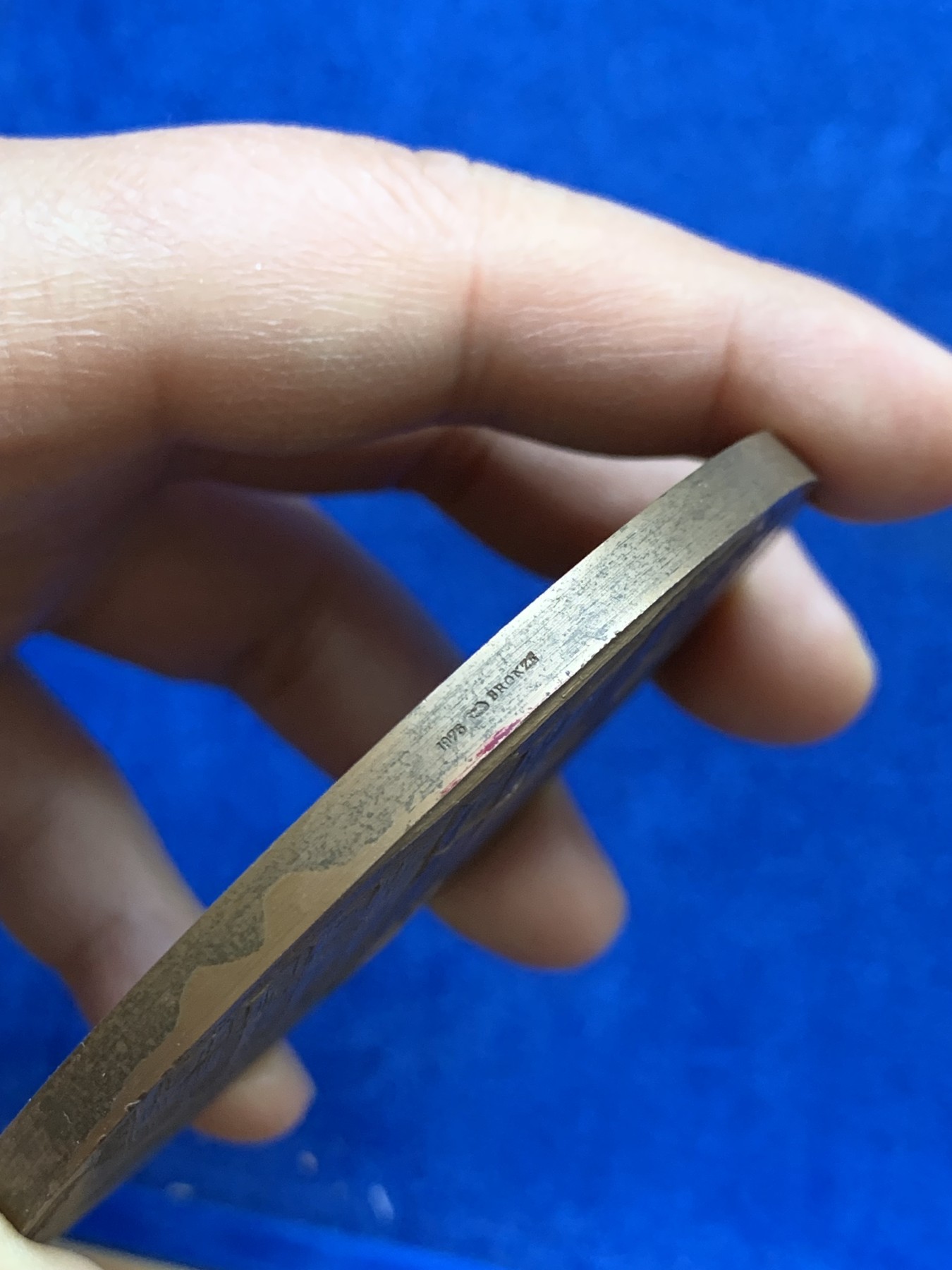 《竞宝斋》第237场- 周日，周一，周二，周日 疯狂4连拍 (全场包邮) 法国下诺曼底地区铜章，246.54g，81mm，1976+丰饶角铜标