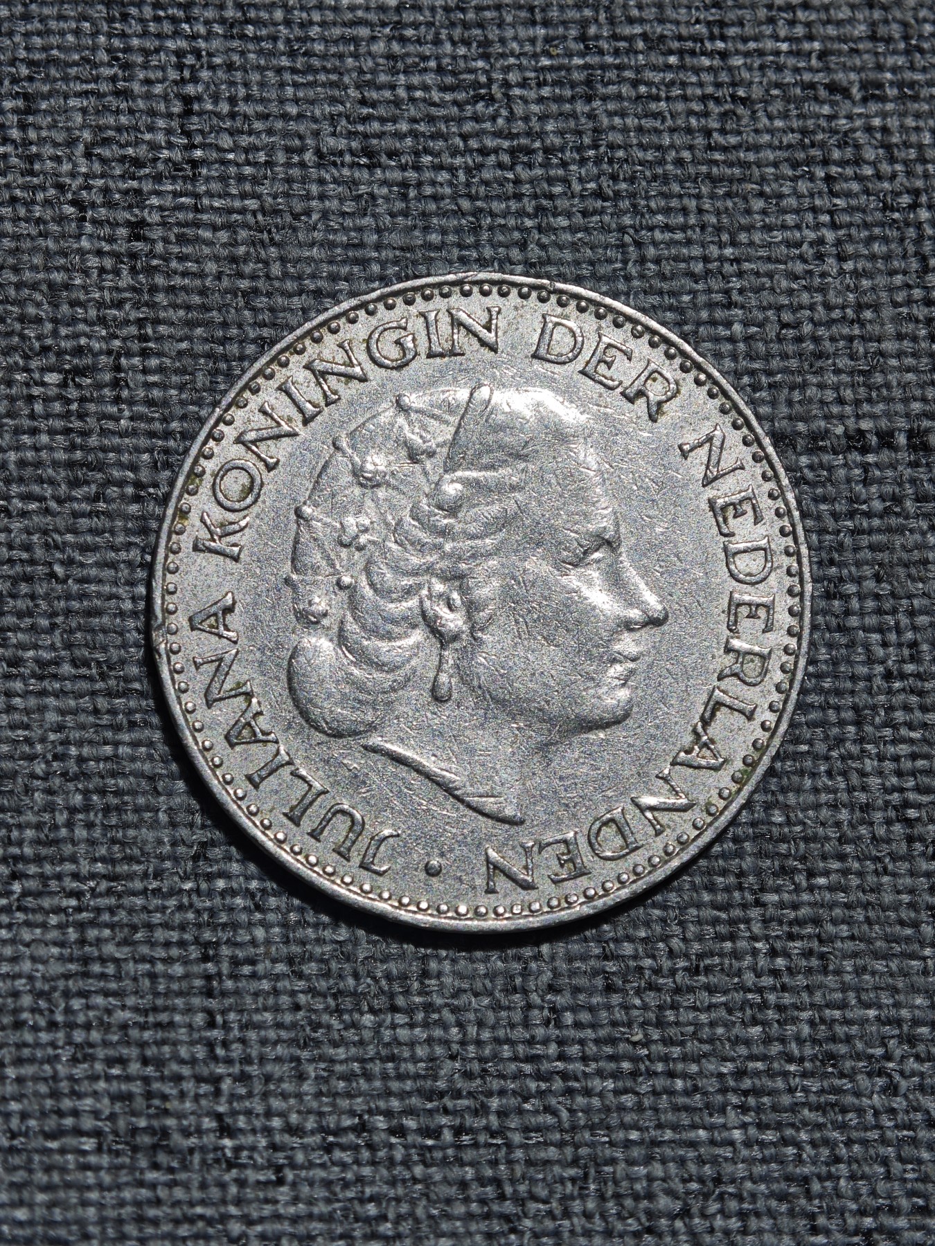 外国硬币收藏第8期 荷兰1967年朱莉安娜女王1盾