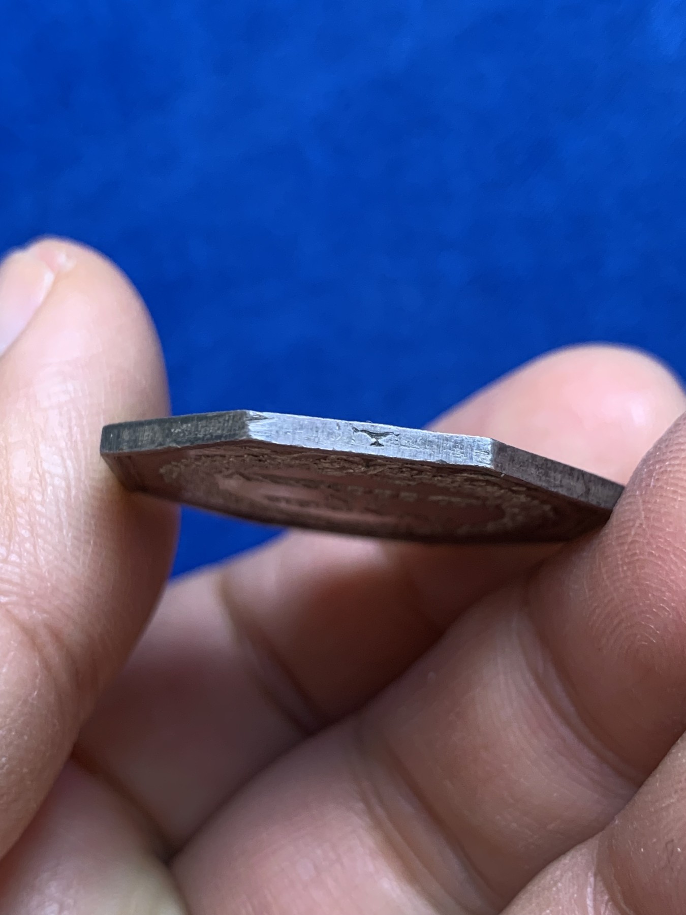 《竞宝斋》第237场- 周日，周一，周二，周日 疯狂4连拍 (全场包邮) 法国八角银章，里昂银行，12.59g，31mm，神灯边铭，黄油包浆，细节丰富，底板好