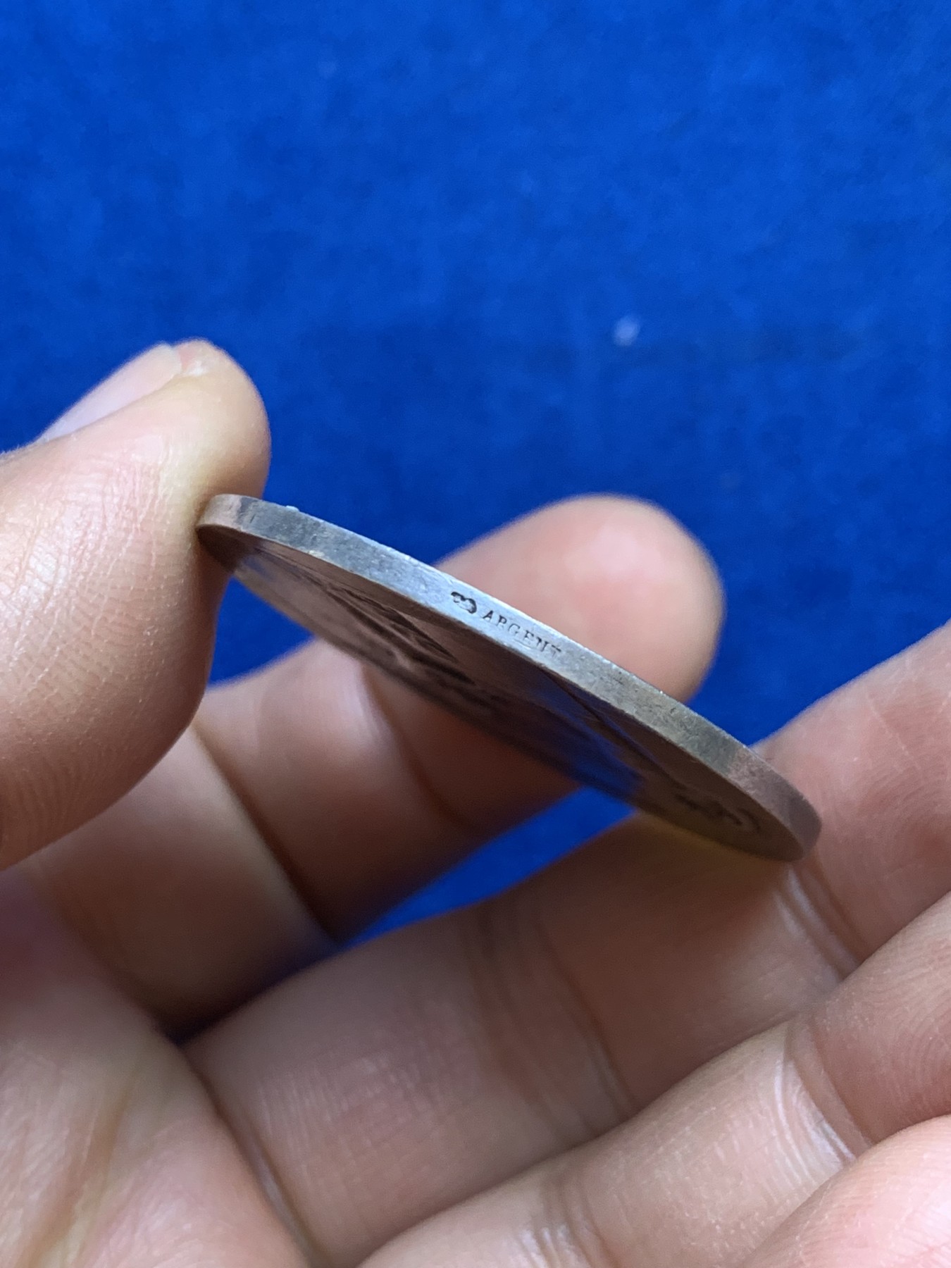 《竞宝斋》第237场- 周日，周一，周二，周日 疯狂4连拍 (全场包邮) 法国O.ROTY 巴黎股票交易所银质代币，19.88g，37mm，丰饶角边铭