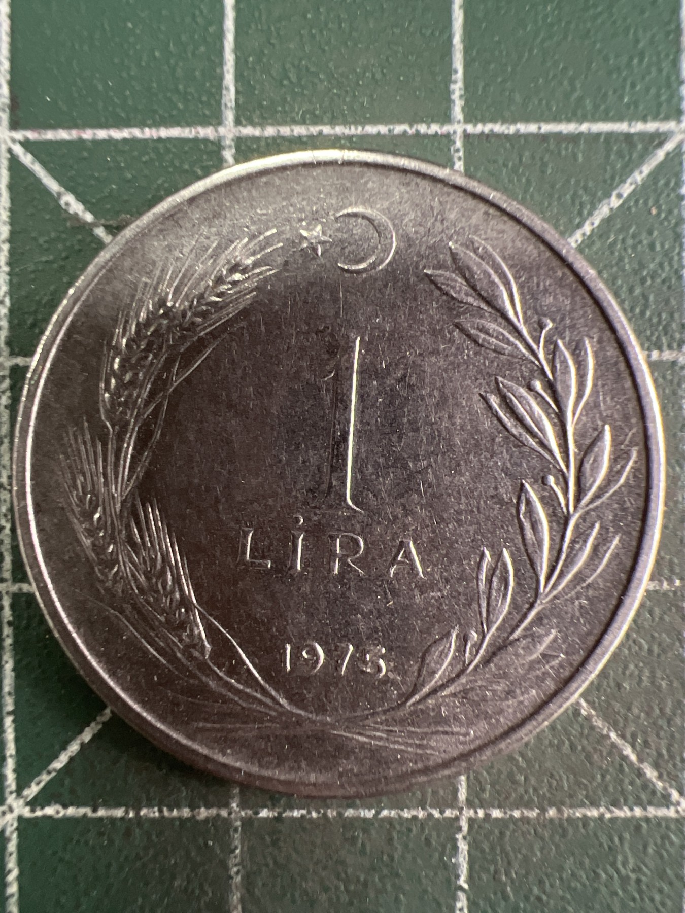第663期 硬币专场 （无押金，捡漏，全场50包邮，偏远地区除外，接收代拍业务，本店十天发一次货） 土耳其1里拉 1975年
