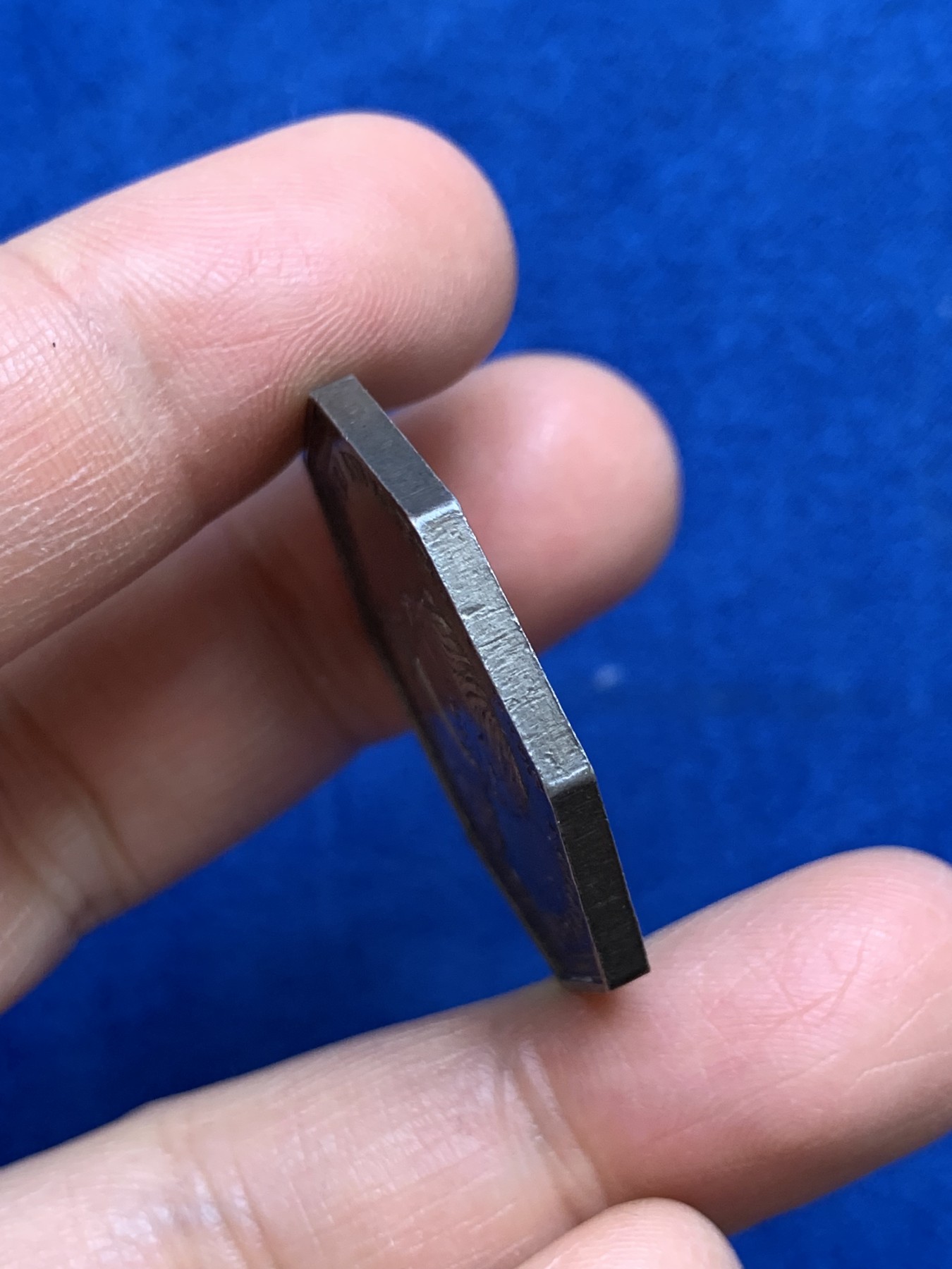 《竞宝斋》第237场- 周日，周一，周二，周日 疯狂4连拍 (全场包邮) 法国伐木协会八角银质代币，15.07g，33.2mm，早期无边铭