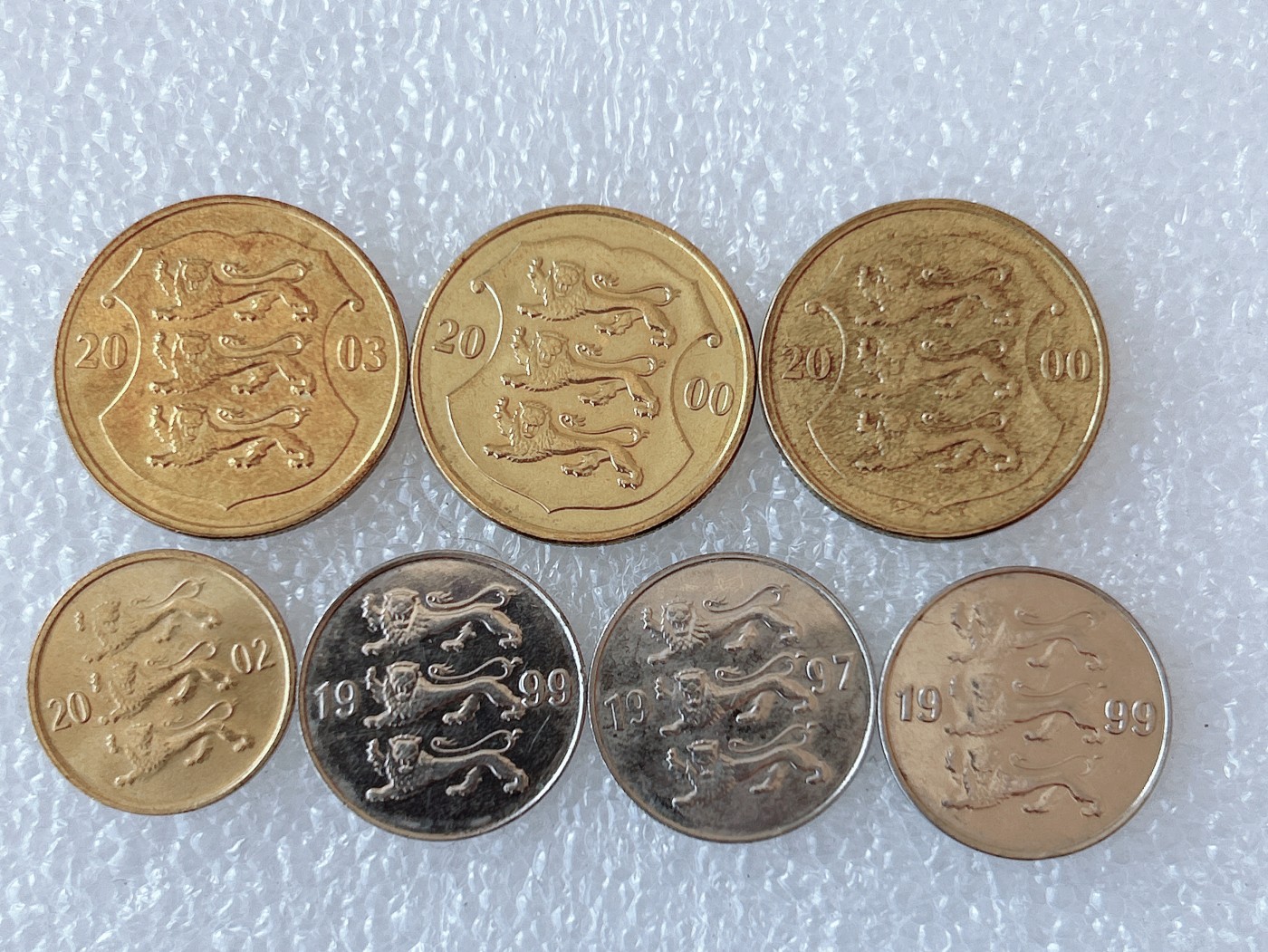 第一海外回流一元起拍收藏 散币场 第59期 爱沙尼亚 三头雄狮