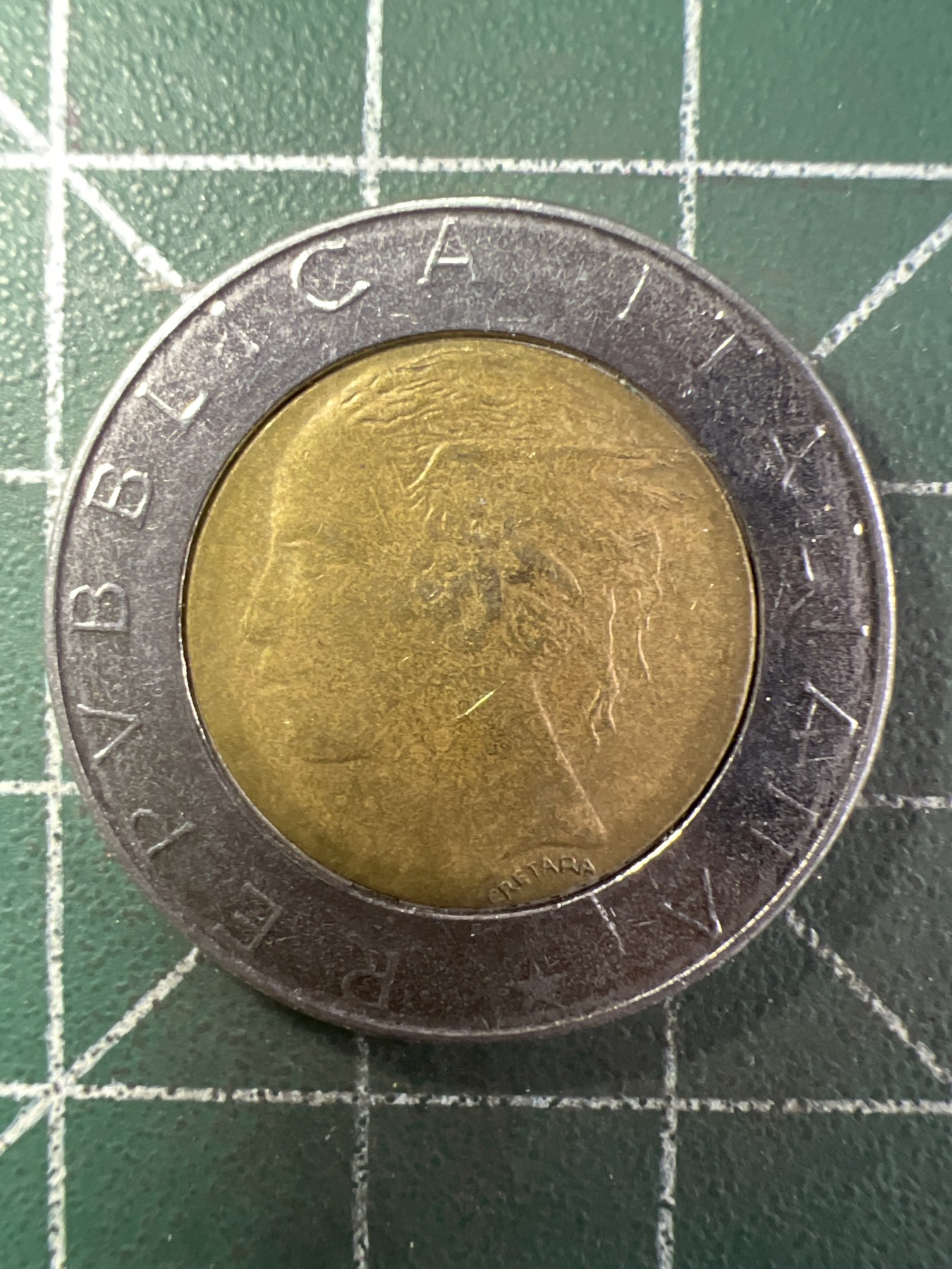 第515期  硬币专场 （无押金，捡漏，全场50包邮，偏远地区除外，接收代拍业务） 意大利500里拉 双色币