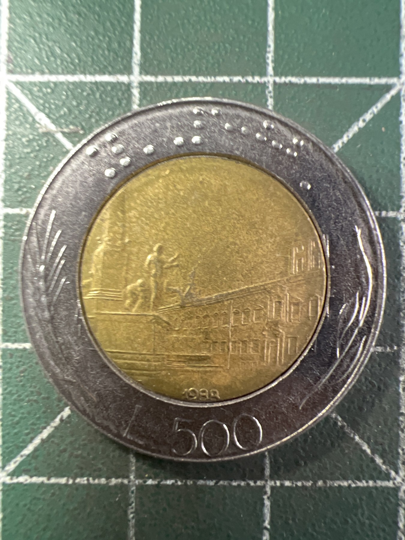 第515期  硬币专场 （无押金，捡漏，全场50包邮，偏远地区除外，接收代拍业务） 意大利500里拉 双色币