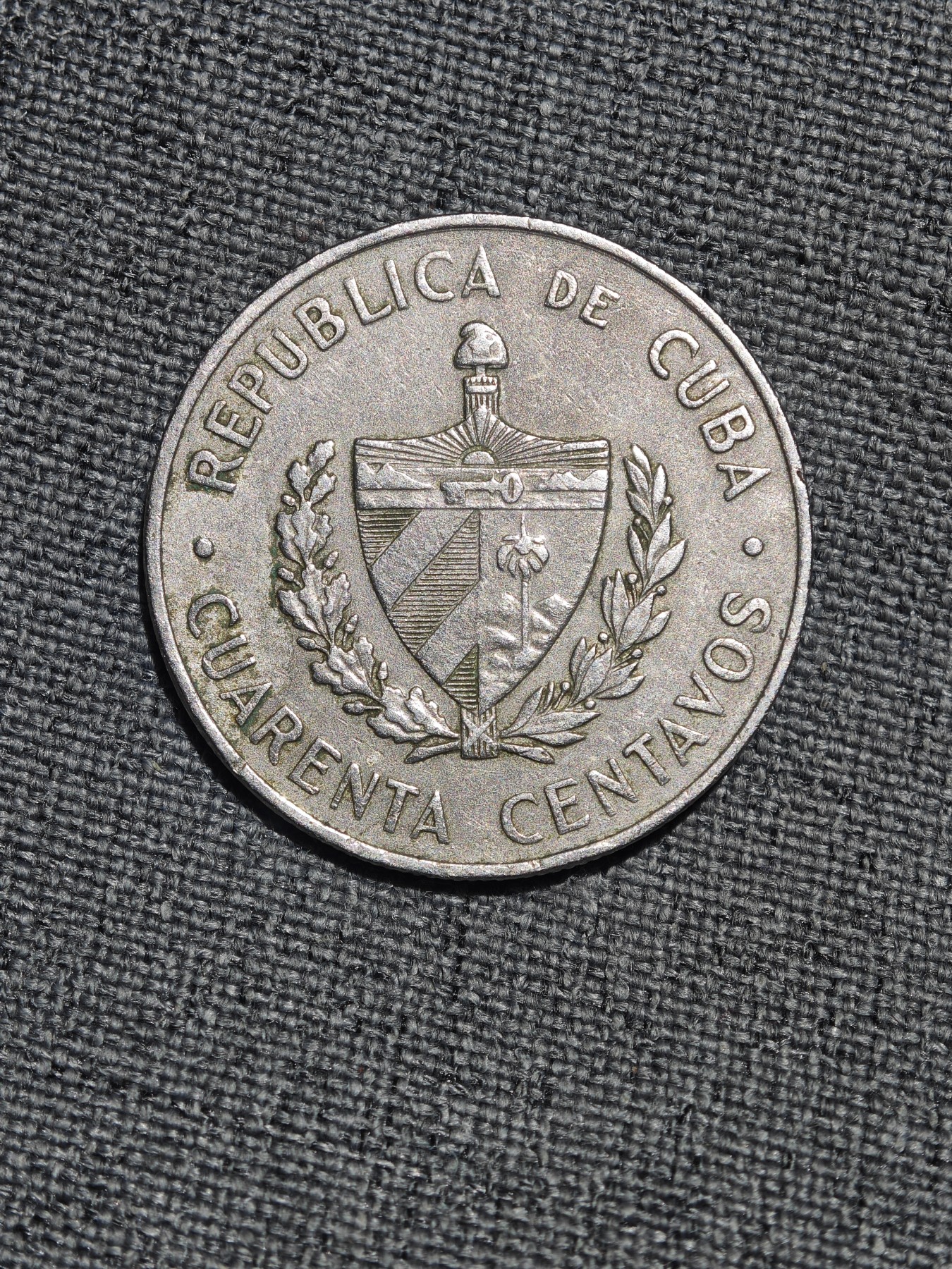 外国硬币收藏第8期 少见古巴1962年卡斯特罗40分