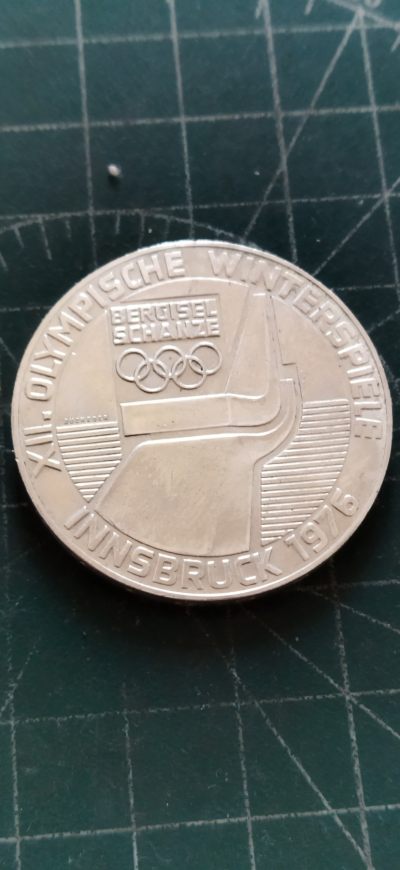外国硬币初藏散币银币第19场 - 奥地利100先令1976年冬季奥运会纪念银币。原光