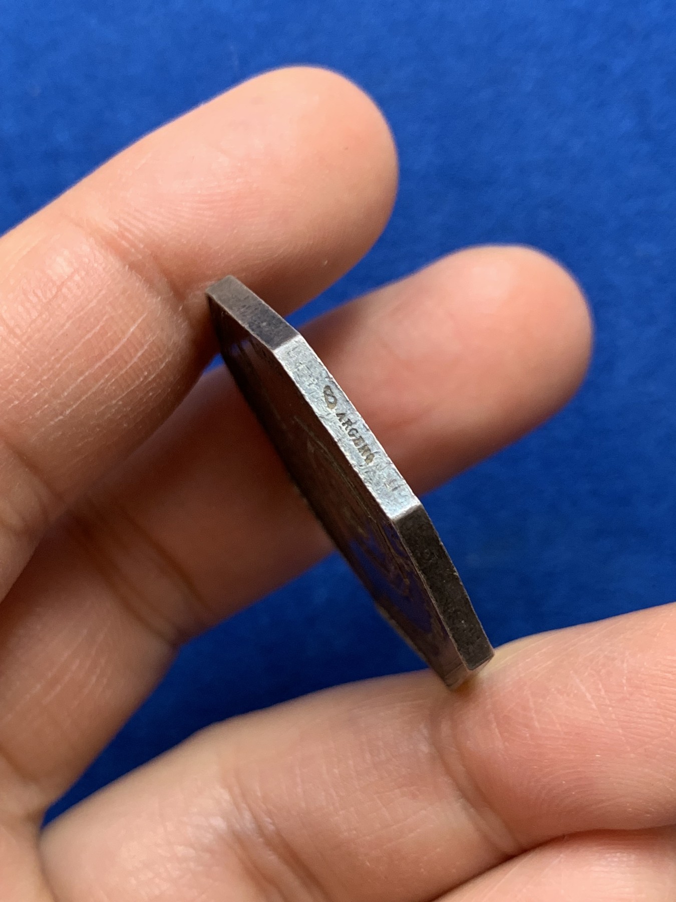 《竞宝斋》第237场- 周日，周一，周二，周日 疯狂4连拍 (全场包邮) 法国八角银章，里昂公证人，16.46g，32.6mm，丰饶角边铭