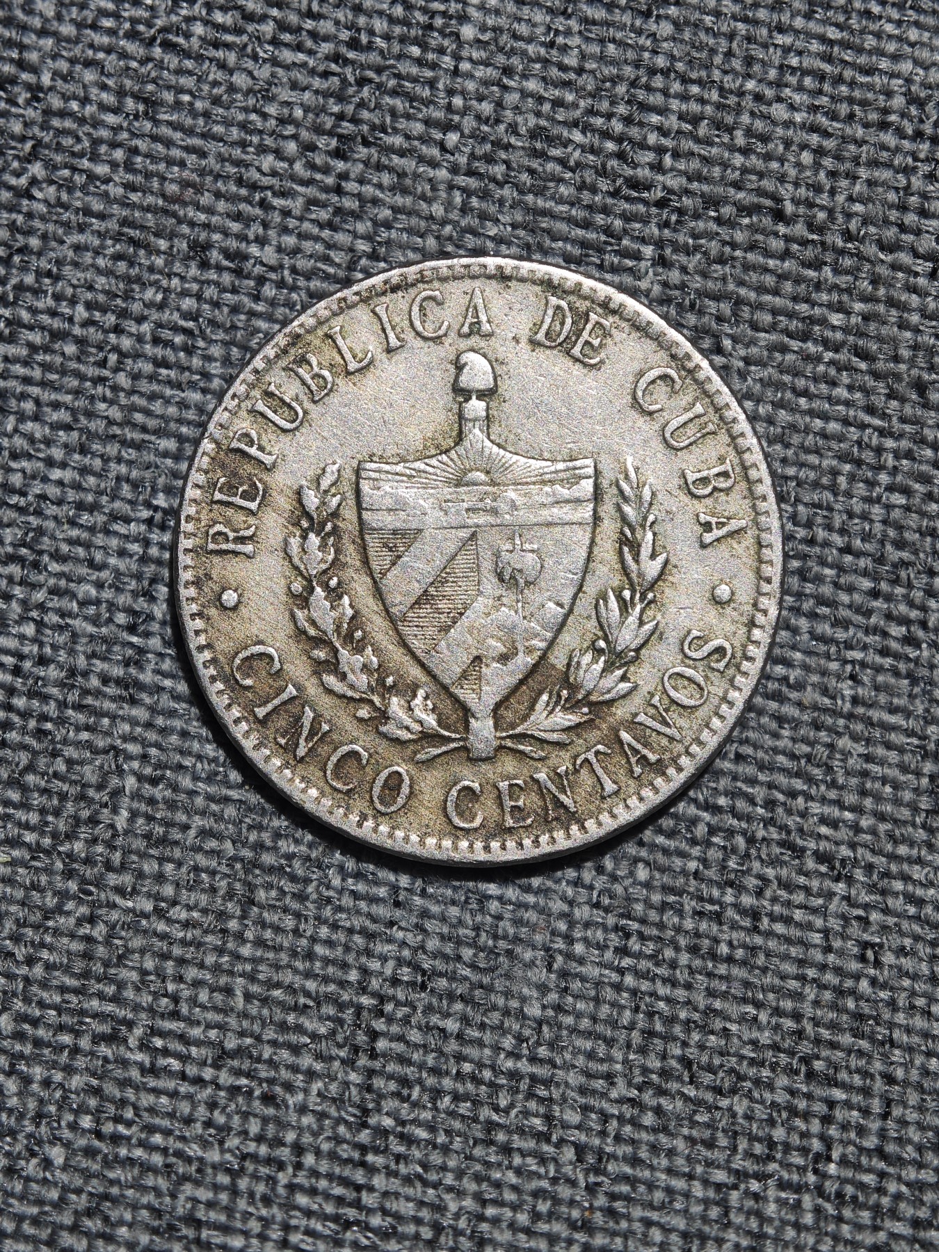 外国硬币收藏第8期 古巴1946年白铜版5分