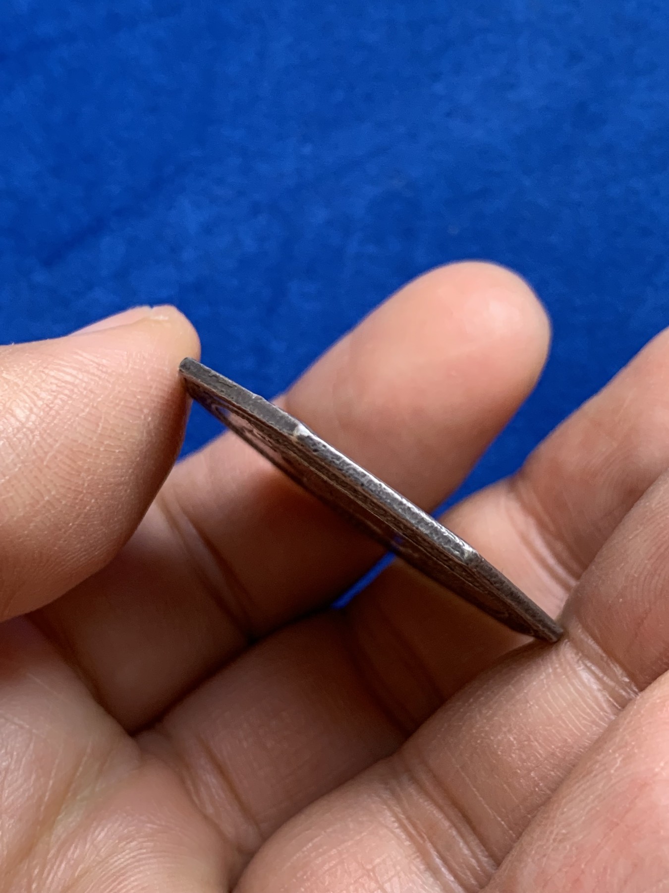 《竞宝斋》第237场- 周日，周一，周二，周日 疯狂4连拍 (全场包邮) 法国帝国商业折扣银行八角银质代币，13.90g，34.2mm，早期无边铭