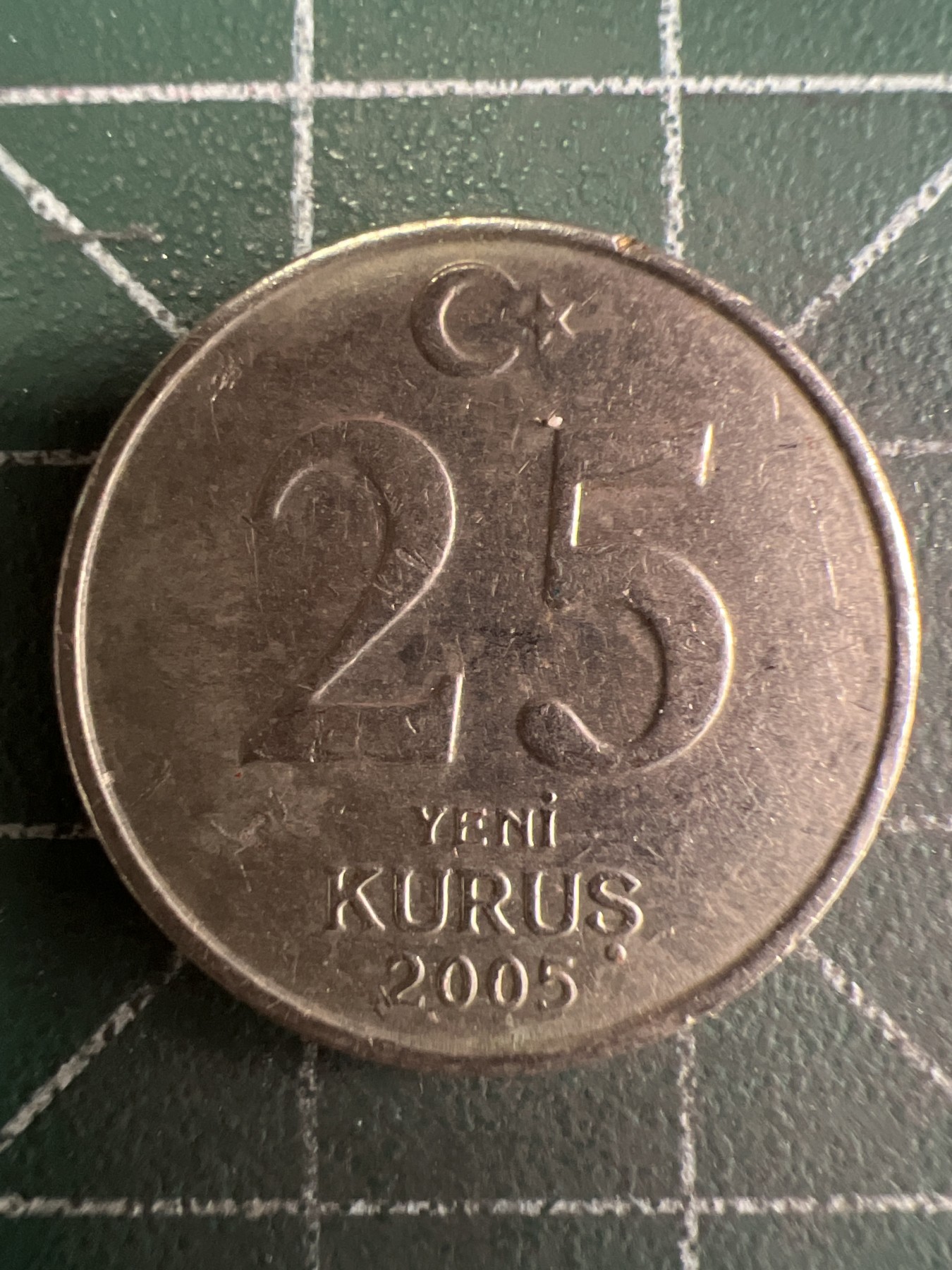 第589期 硬币专场 （无押金，捡漏，全场50包邮，偏远地区除外，接收代拍业务） 土耳其25库鲁斯