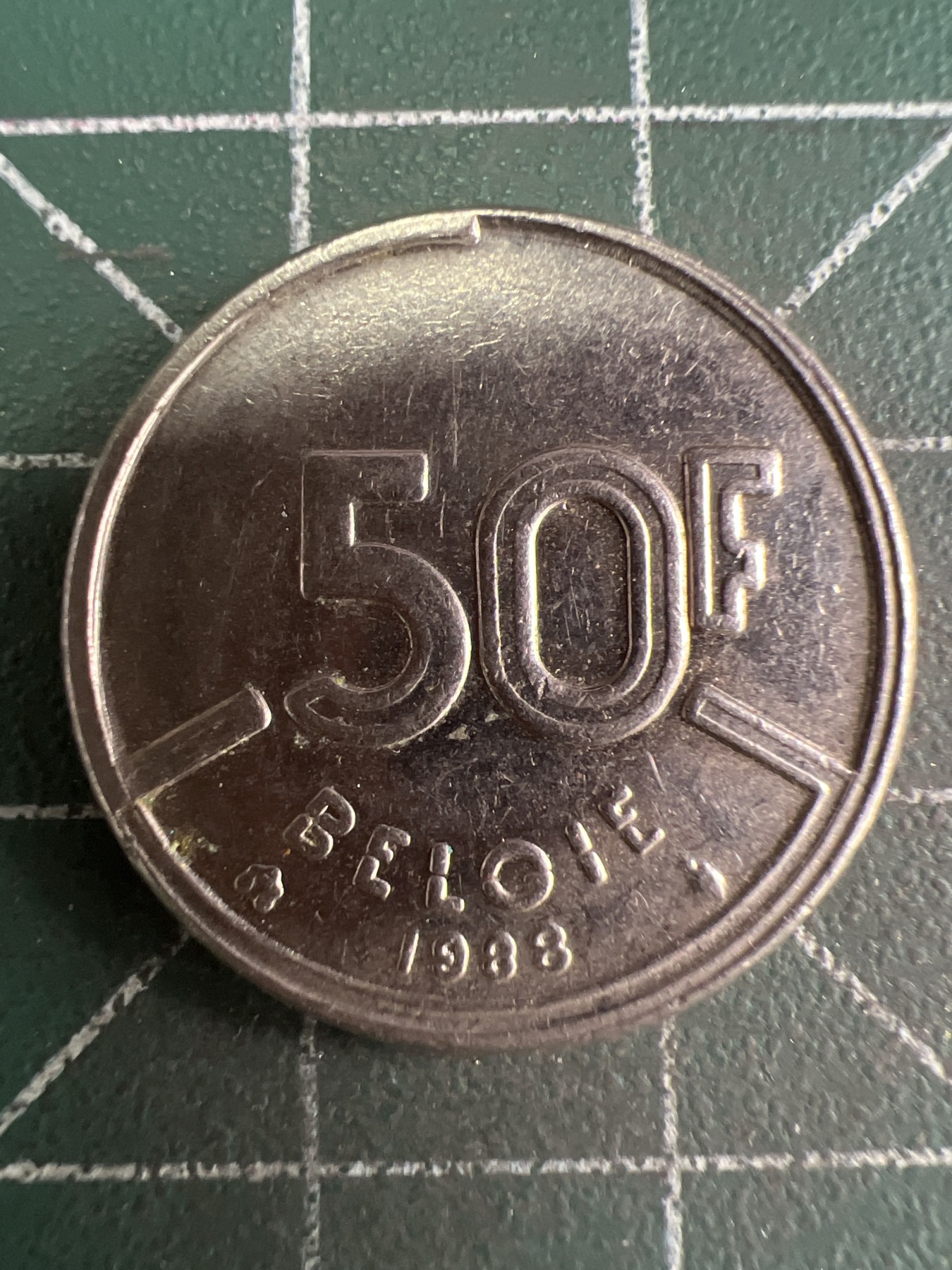 第514期  硬币专场 （无押金，捡漏，全场50包邮，偏远地区除外，接收代拍业务） 比利时50F