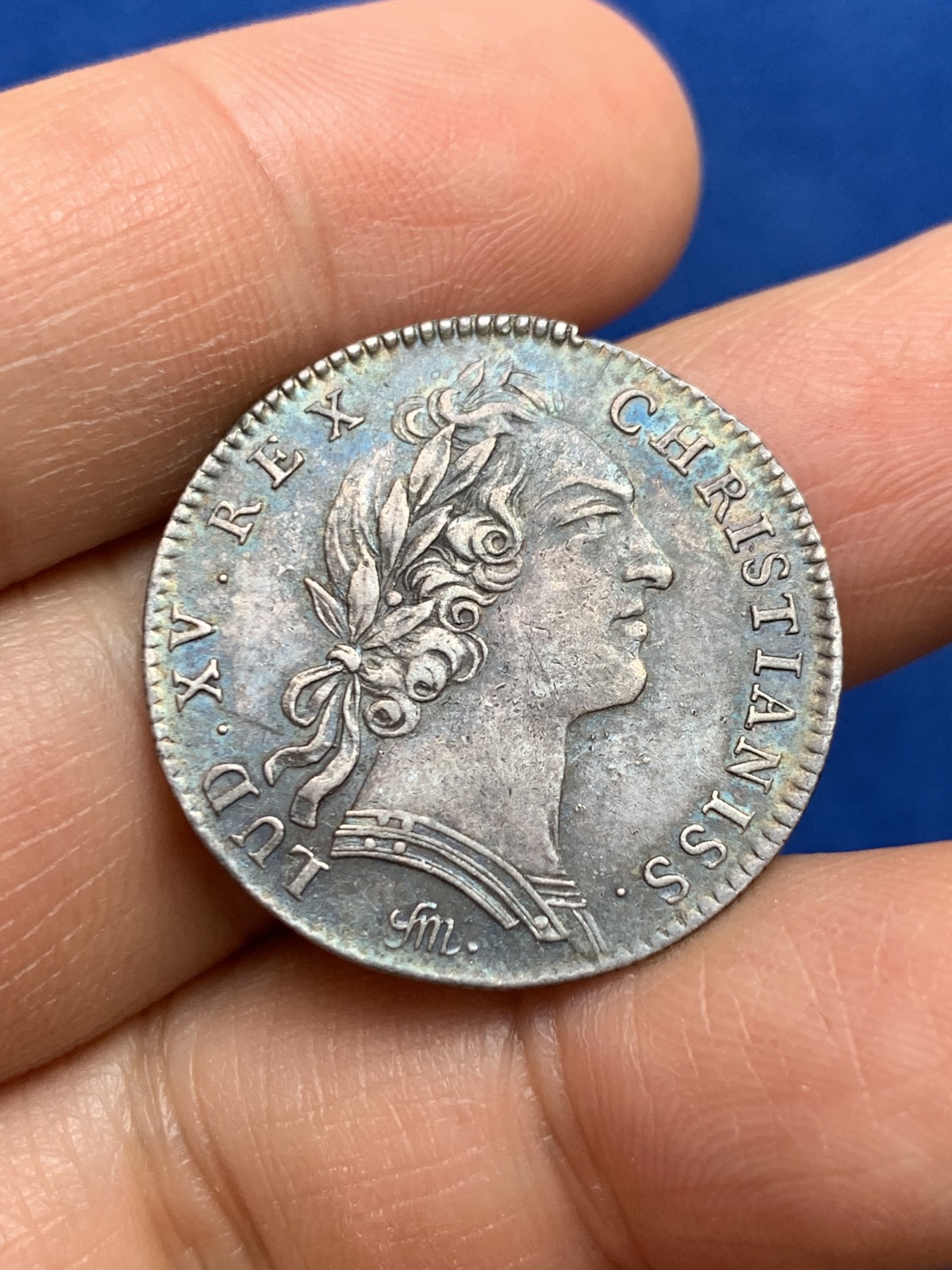 《竞宝斋》第237场- 周日，周一，周二，周日 疯狂4连拍 (全场包邮) 法国路易十五时期天马行空银质jeton，4.93g，27.6mm