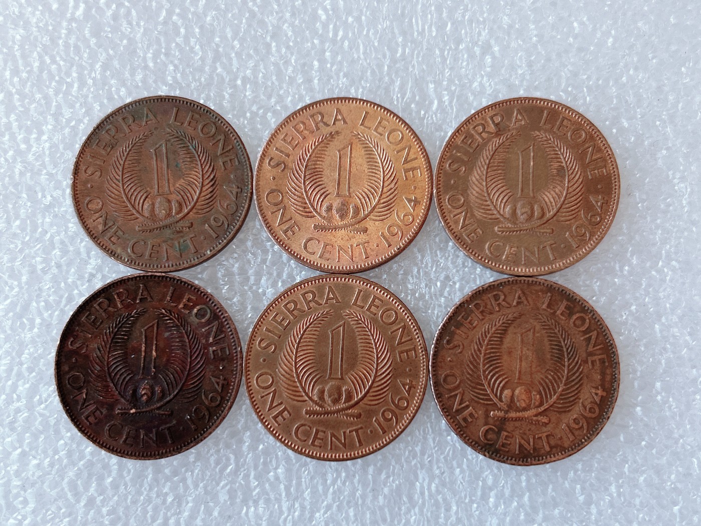 第一海外回流一元起拍收藏 散币场 第59期 塞拉利昂1964年1分独立后首版米尔顿·马尔盖像