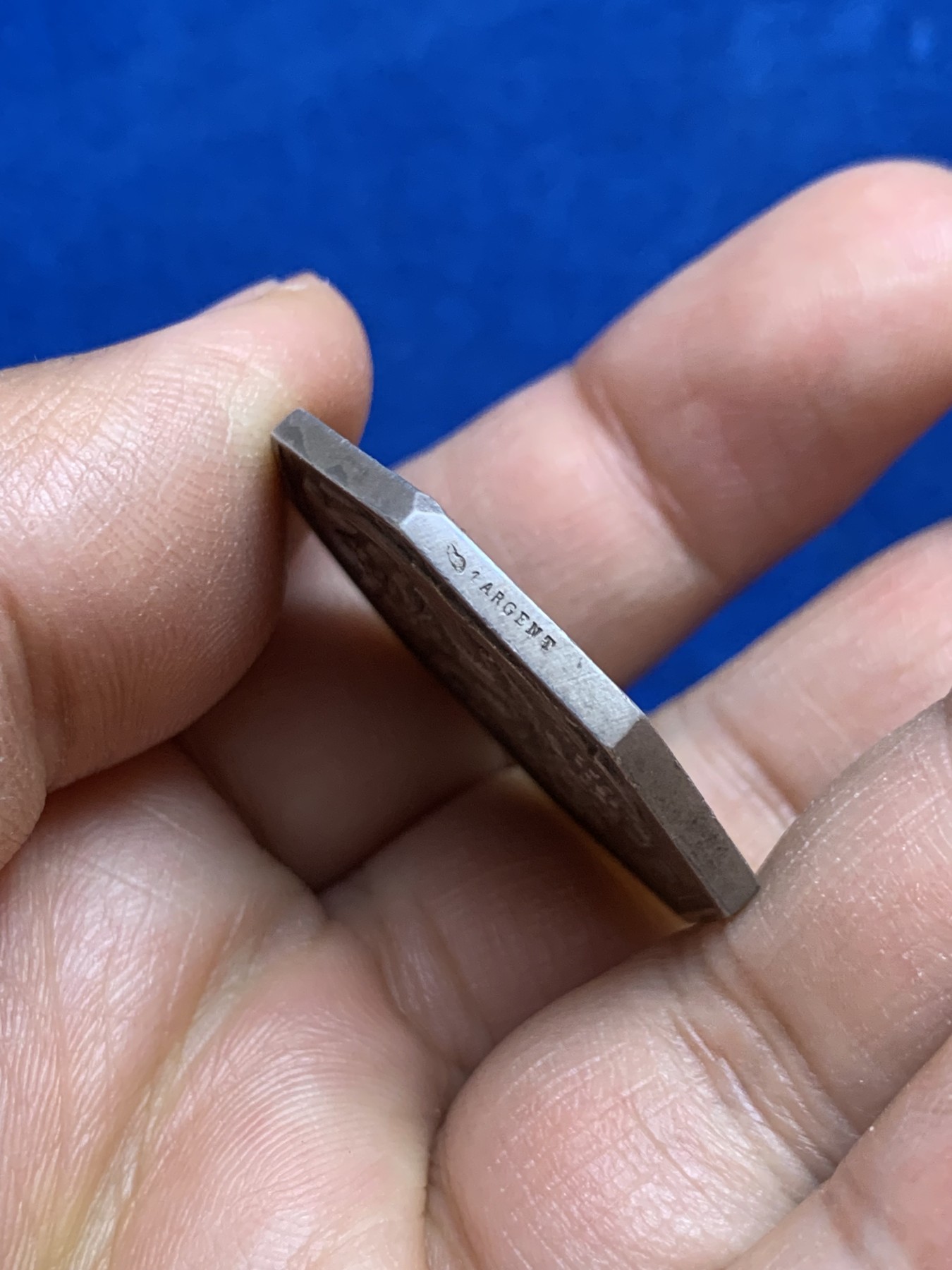 《竞宝斋》第237场- 周日，周一，周二，周日 疯狂4连拍 (全场包邮) 法国勒阿弗尔商会八角银质代币，17.11g，32.3mm，丰饶角+1AR边铭