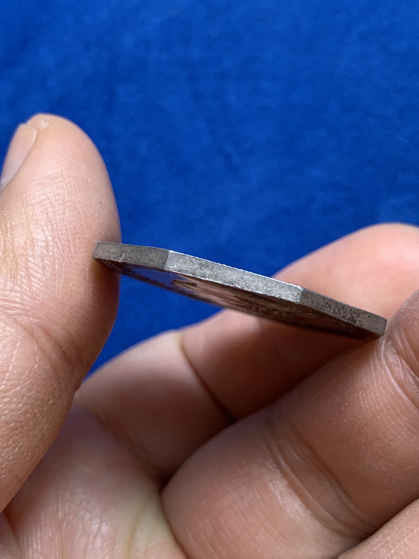 《竞宝斋》第237场- 周日，周一，周二，周日 疯狂4连拍 (全场包邮) 法国八角银质代币，迪耶普商会，13.53g，31.7mm，早期无边铭