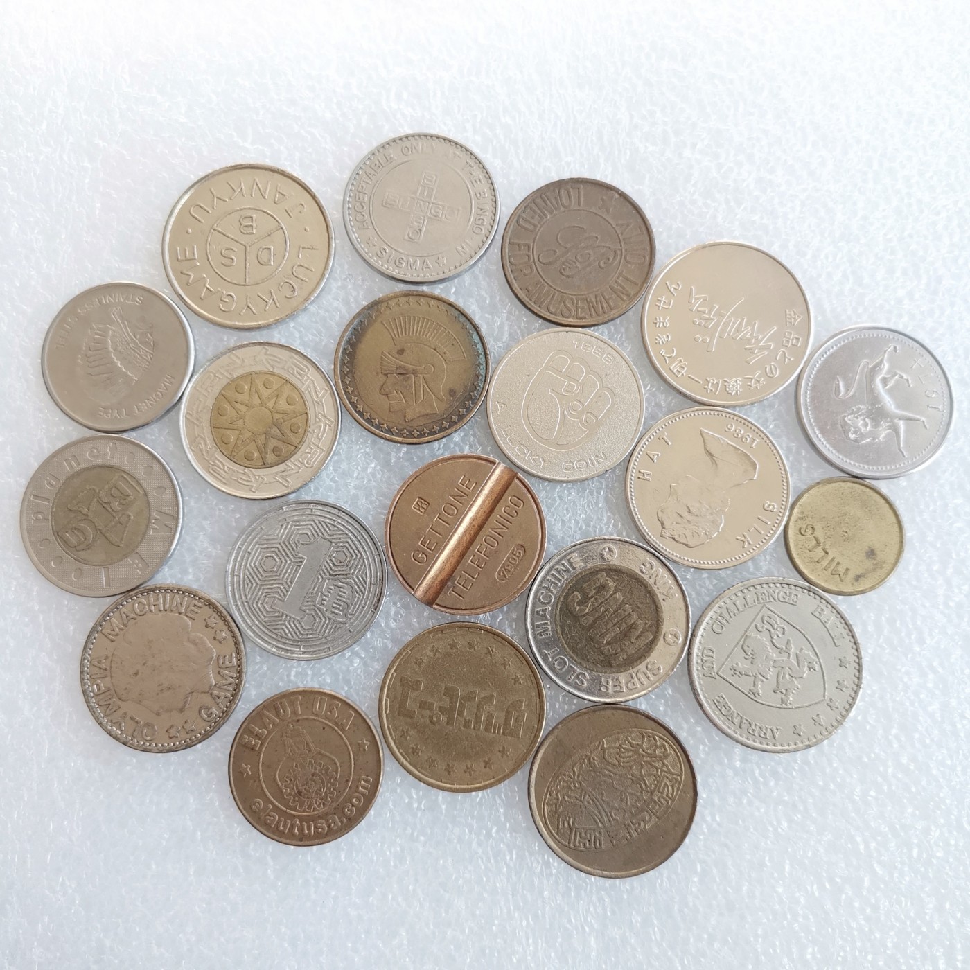 第一海外回流一元起拍收藏 散币场 第59期 代币 章 20枚