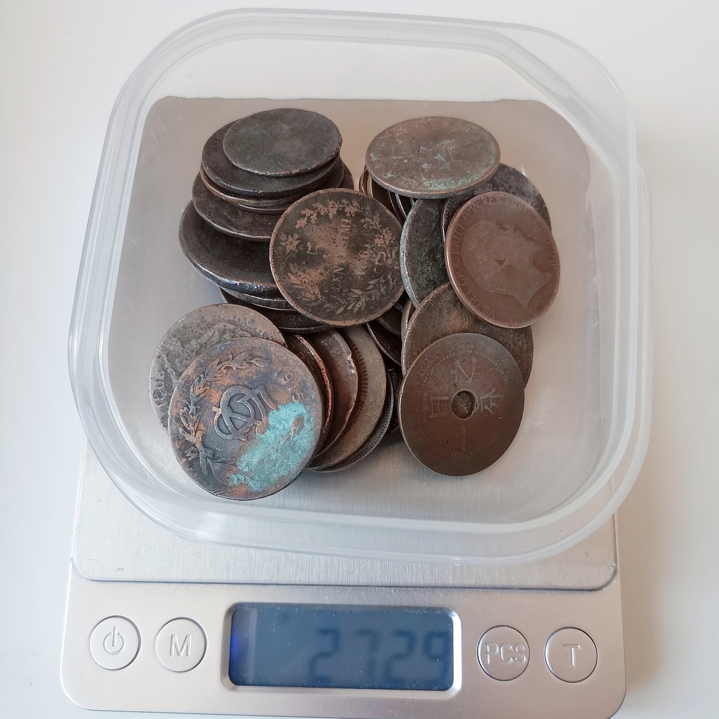 第一海外回流一元起拍收藏 散币场 第59期 铜币一组 重272g