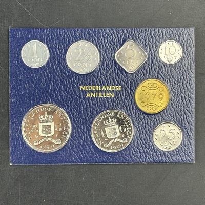 康怡轩【年版币专场】第33期 - 【10册】1979年荷属安德列斯发行年版卡币 