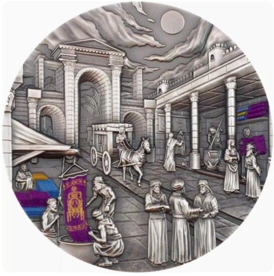 【海寕潮】拍卖第九十八期【年前狂欢节第三场】 - 【海寧潮】帕劳2022年失落的文明系列2古迦太基2盎司仿古银币