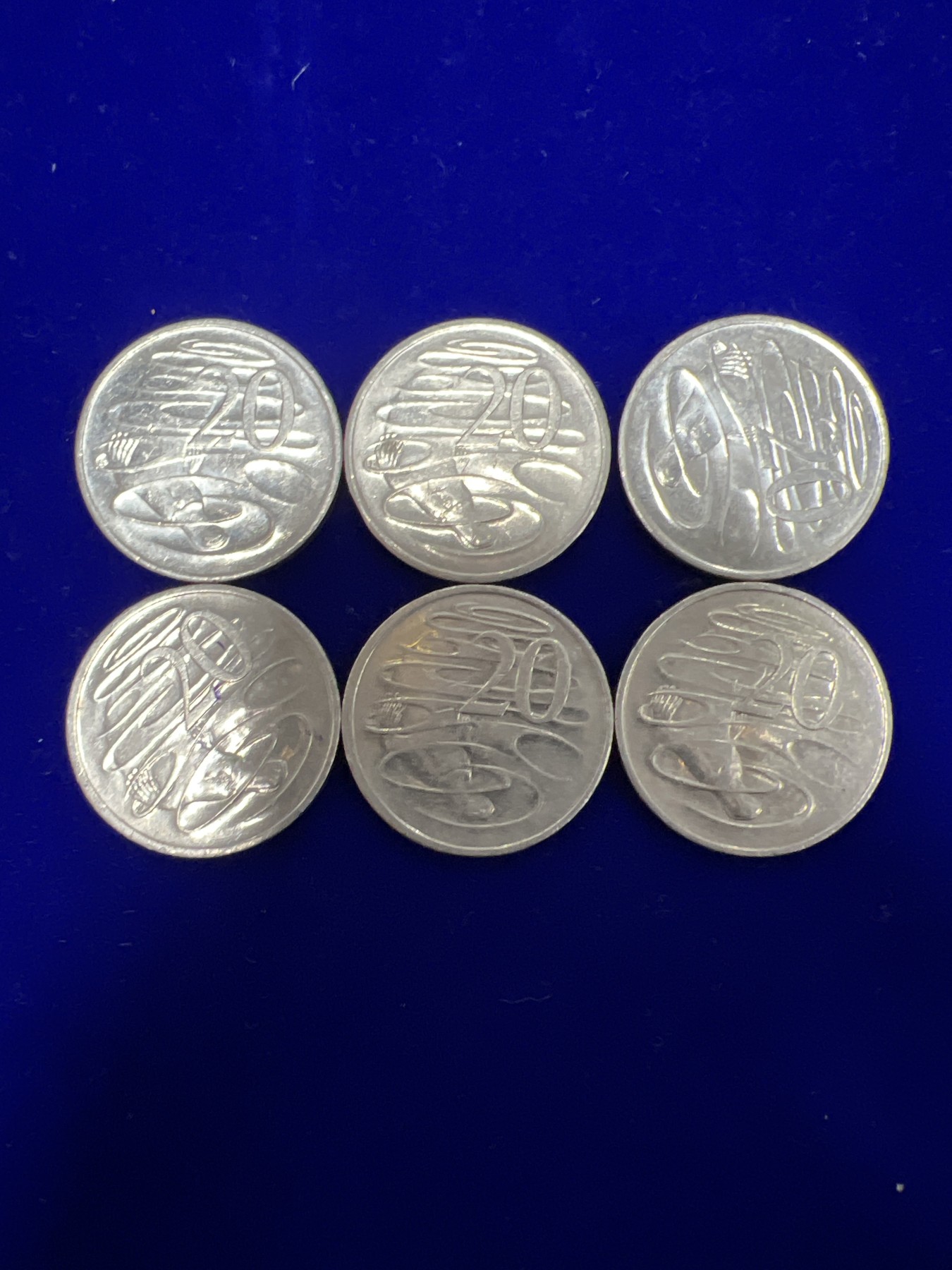 飞翔风筝第十场世界钱币 澳大利亚6枚不通年份