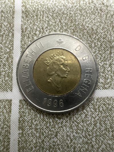 【易洋钱喜】第39场 外国硬币专场 - 加拿大1996年2元