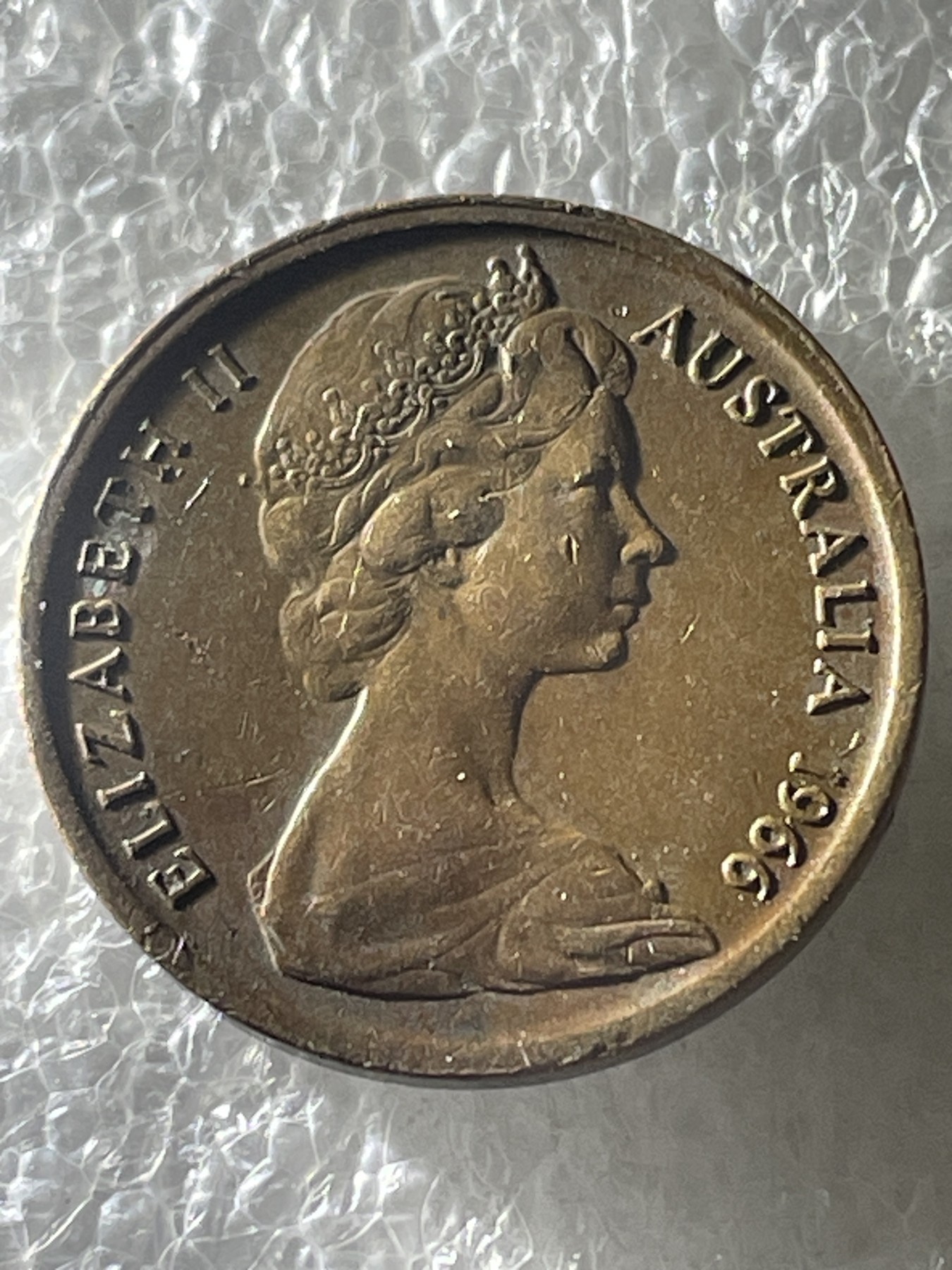 神仙姐姐散币好品专场第十九期（无佣金满邮自动发出 1966 年澳大利亚 1 分